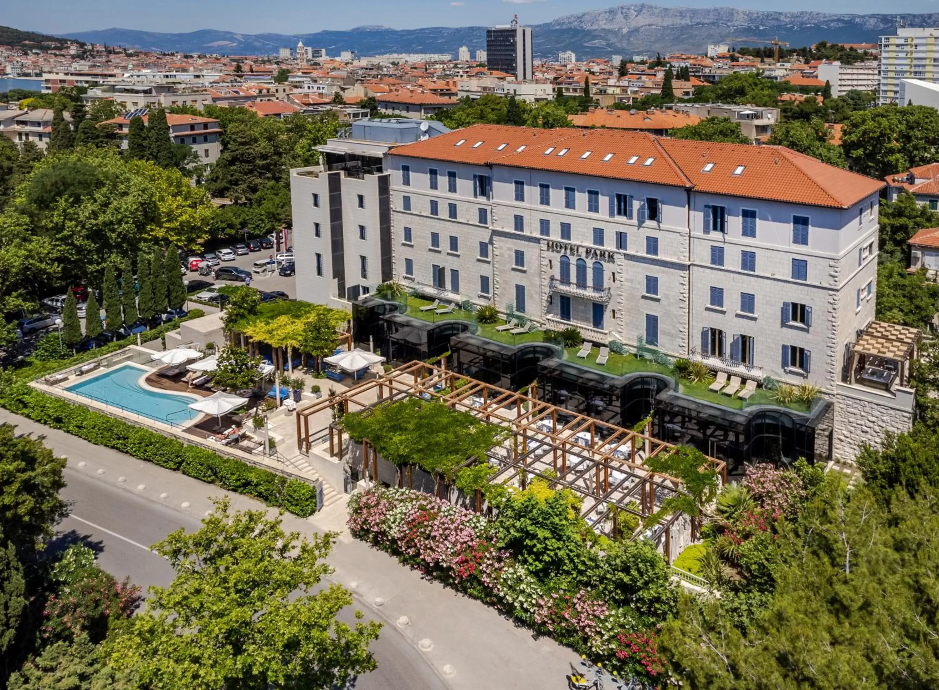 Property building, Bird's-eye View in Hotel Park Split