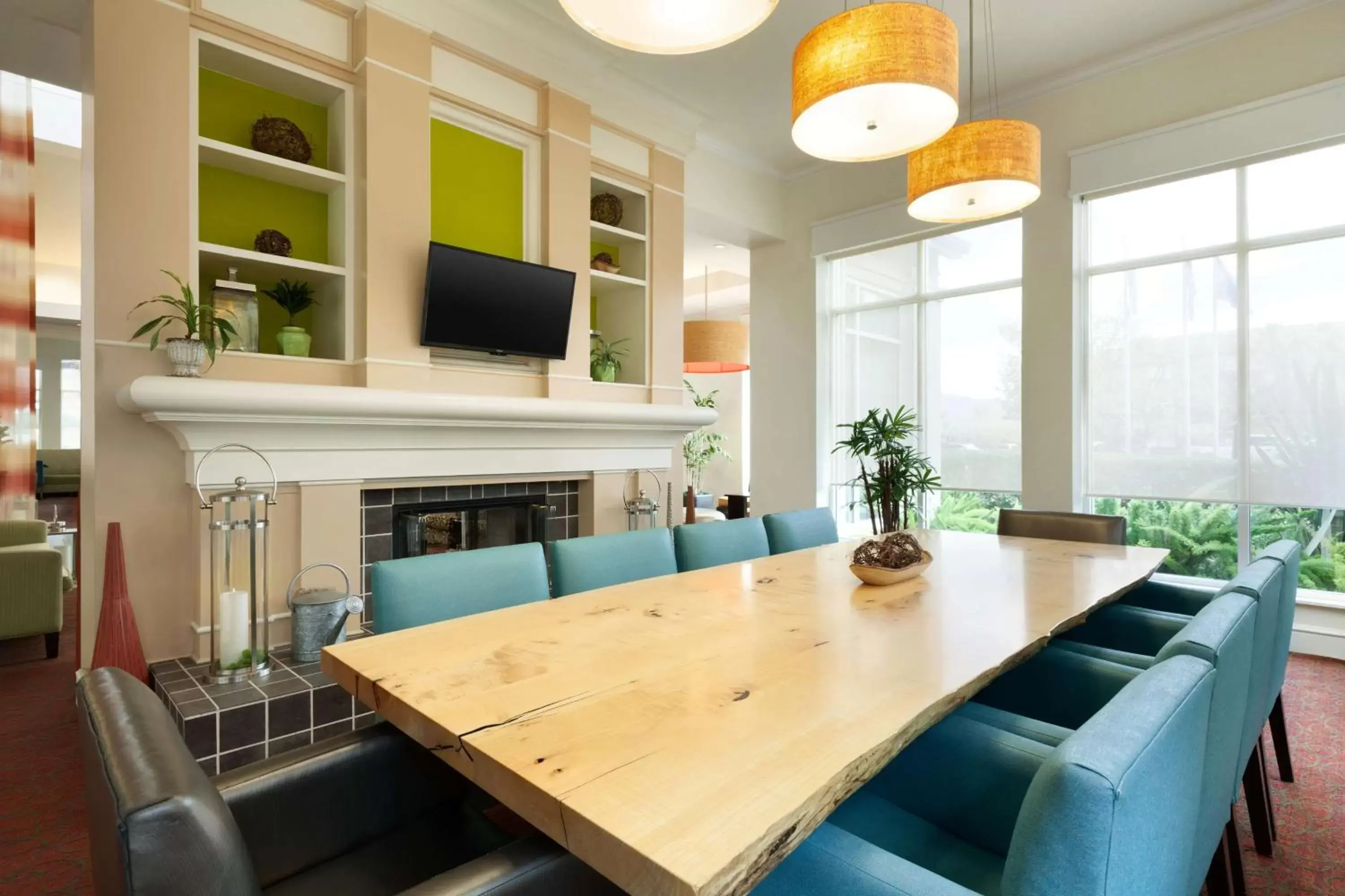 Lobby or reception, Dining Area in Hilton Garden Inn San Jose/Milpitas