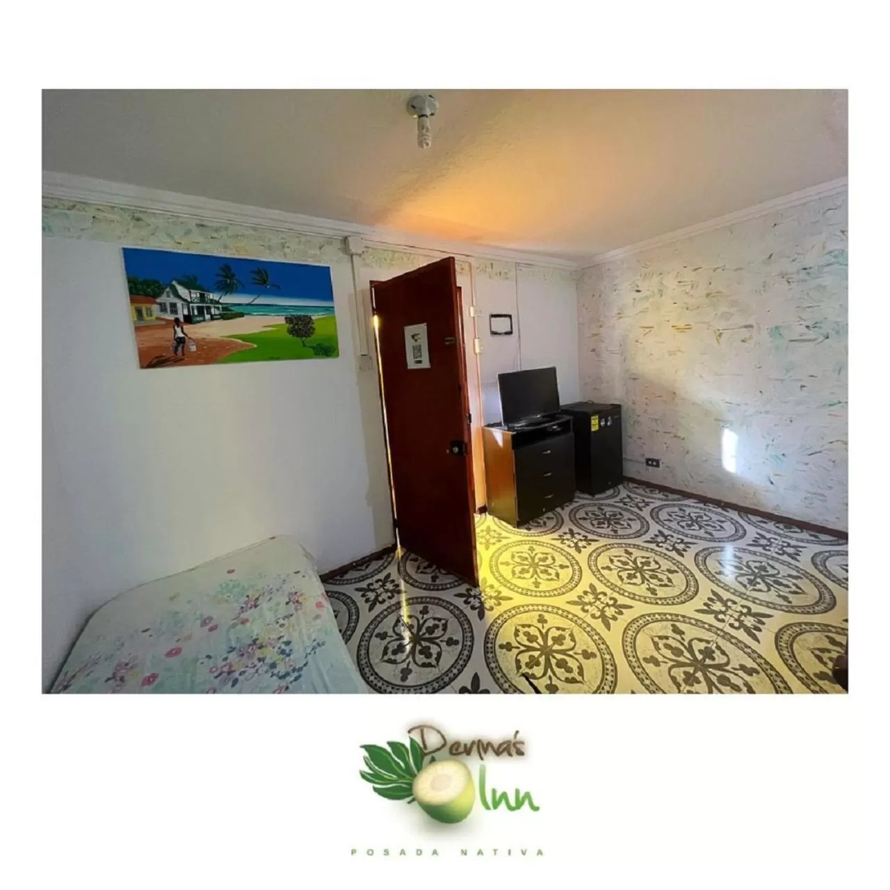 Bed in POSADA NATIVA DERMA´S INN
