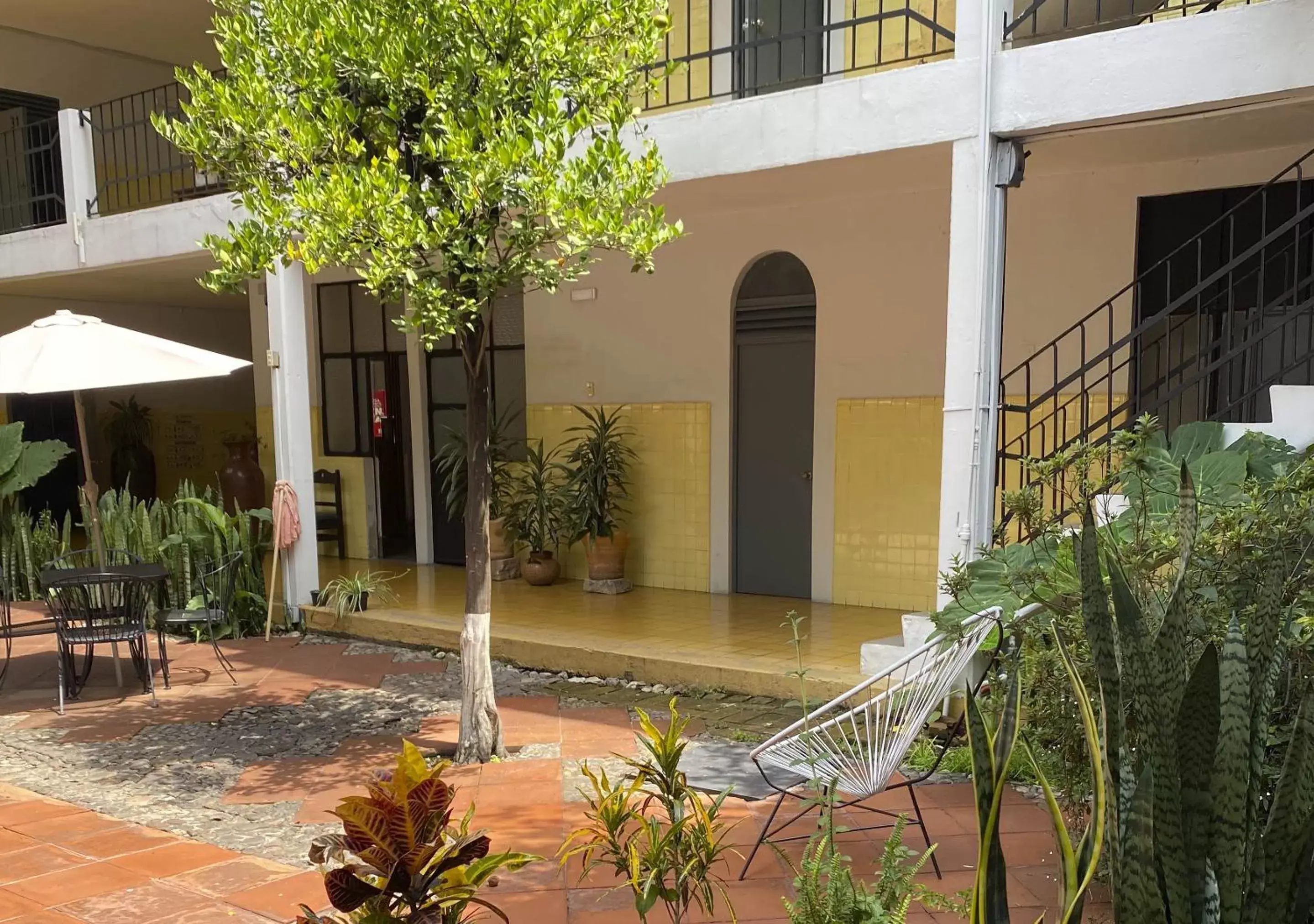 Patio in Hotel Allende Morelia by DOT Light