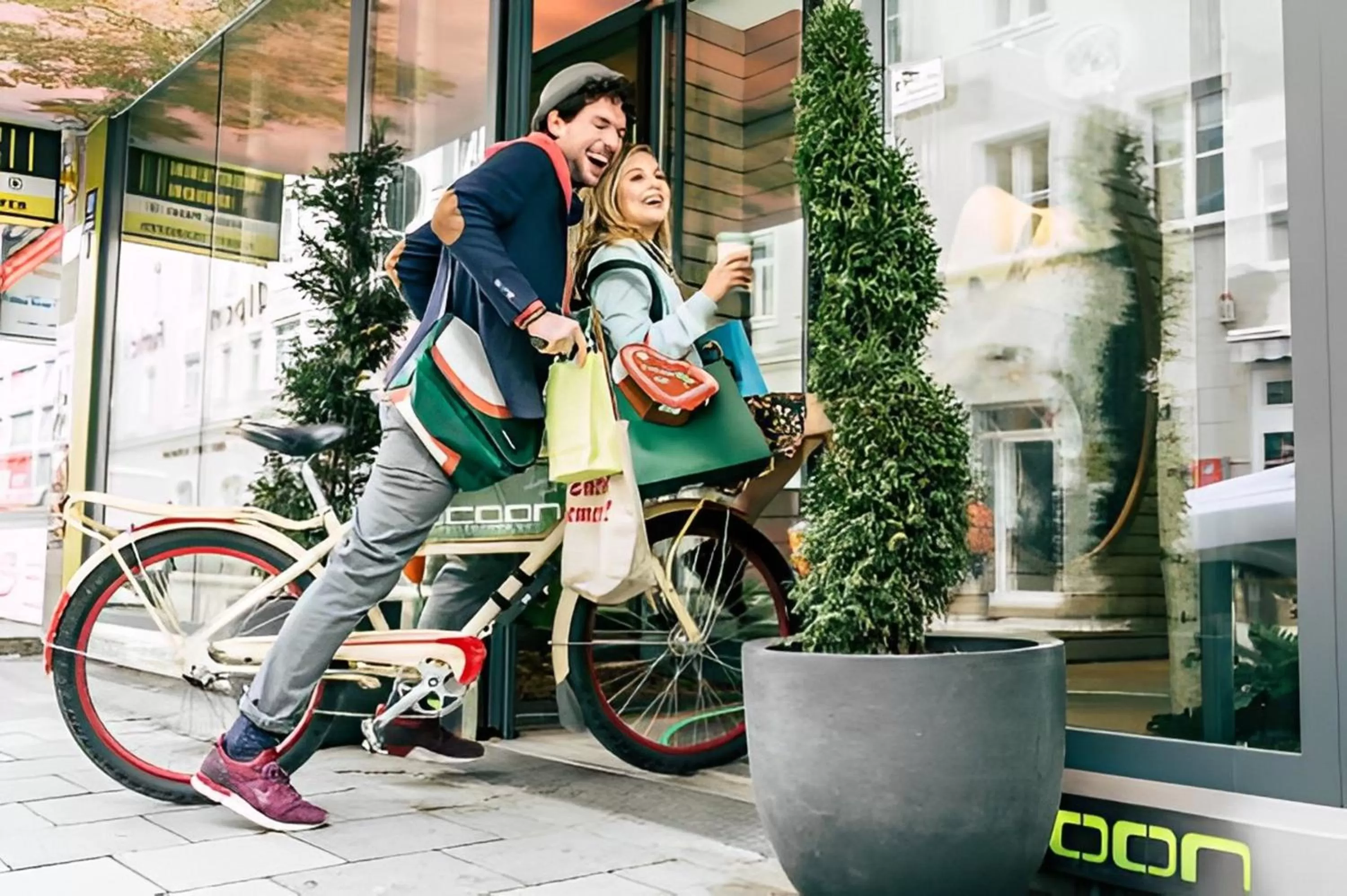 Facade/entrance in Cocoon Stachus