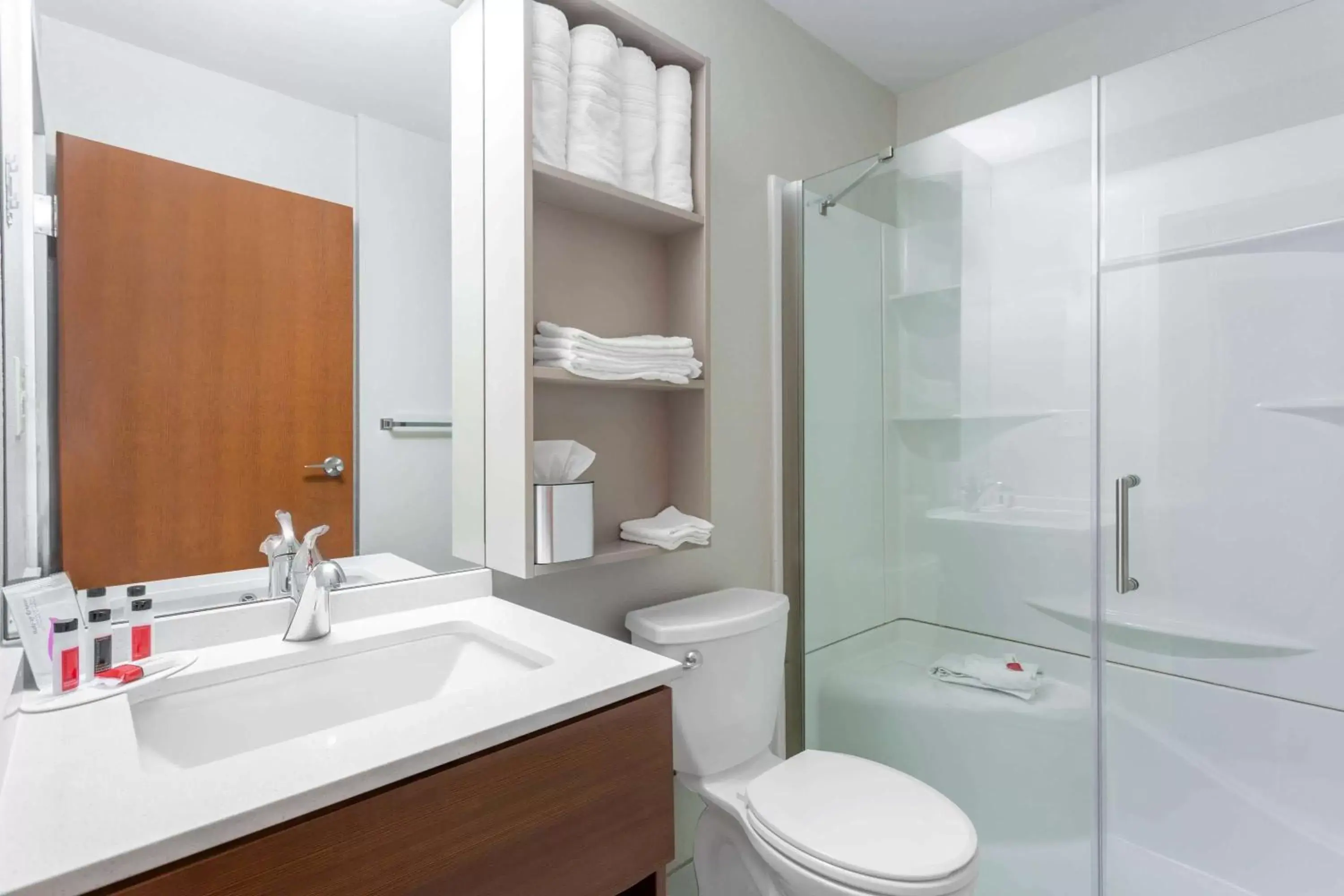 Bathroom in Microtel Inn & Suites by Wyndham Niagara Falls