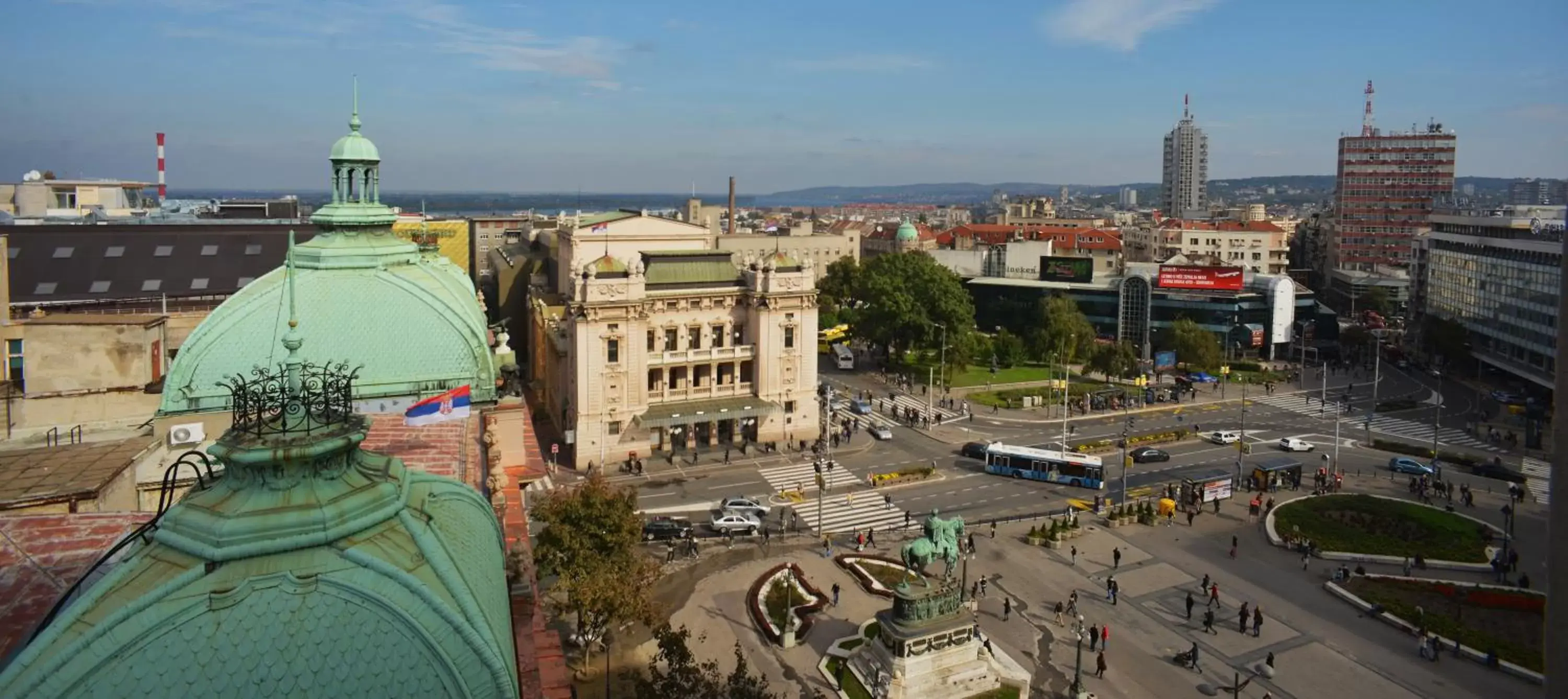 City view in Five Points Square - City Center