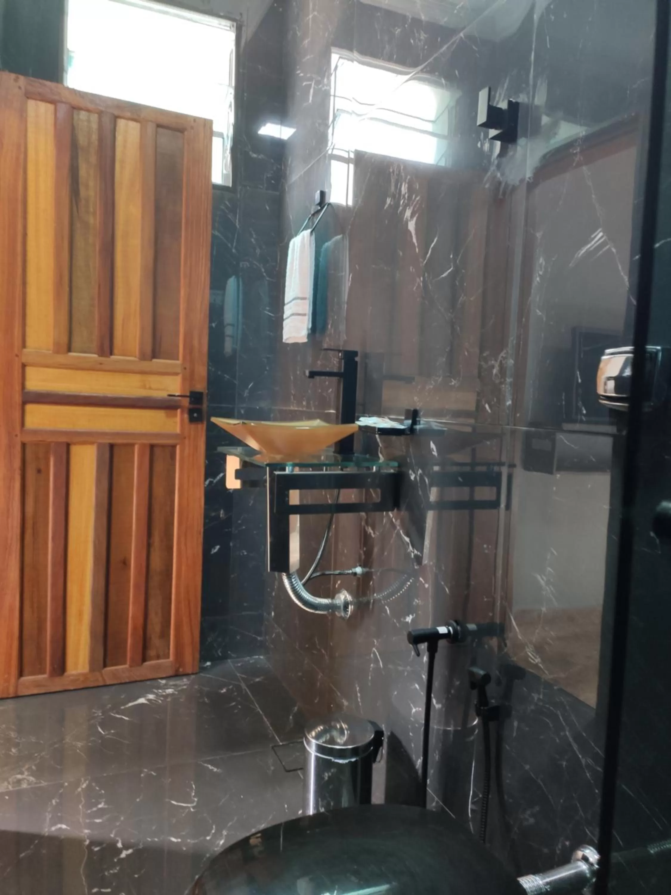 Bathroom in Santa Cecília Pousada