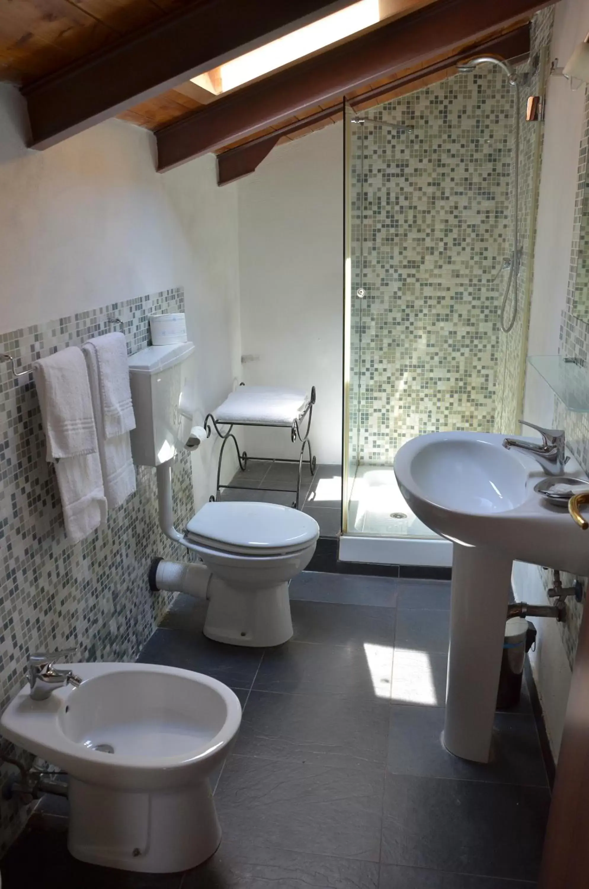 Bathroom in Locanda Dal Moccia