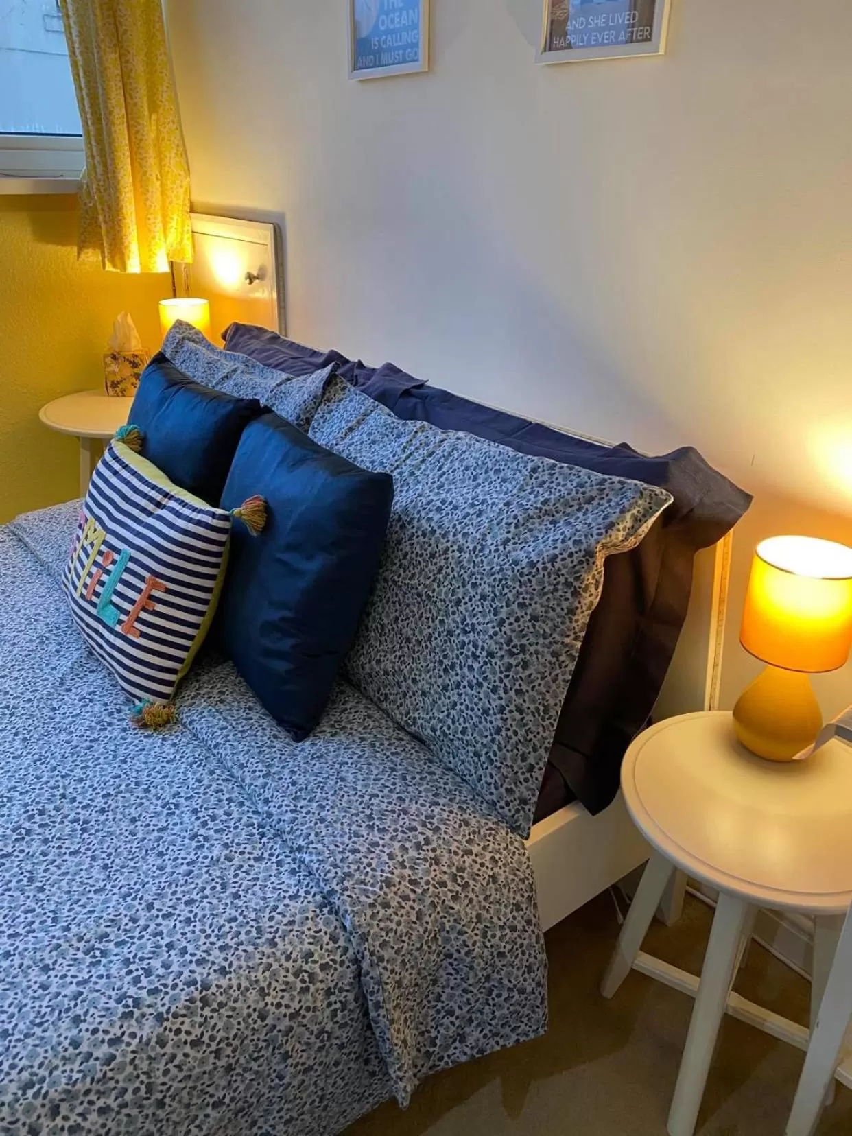 Bedroom, Bed in The Blue House B&B