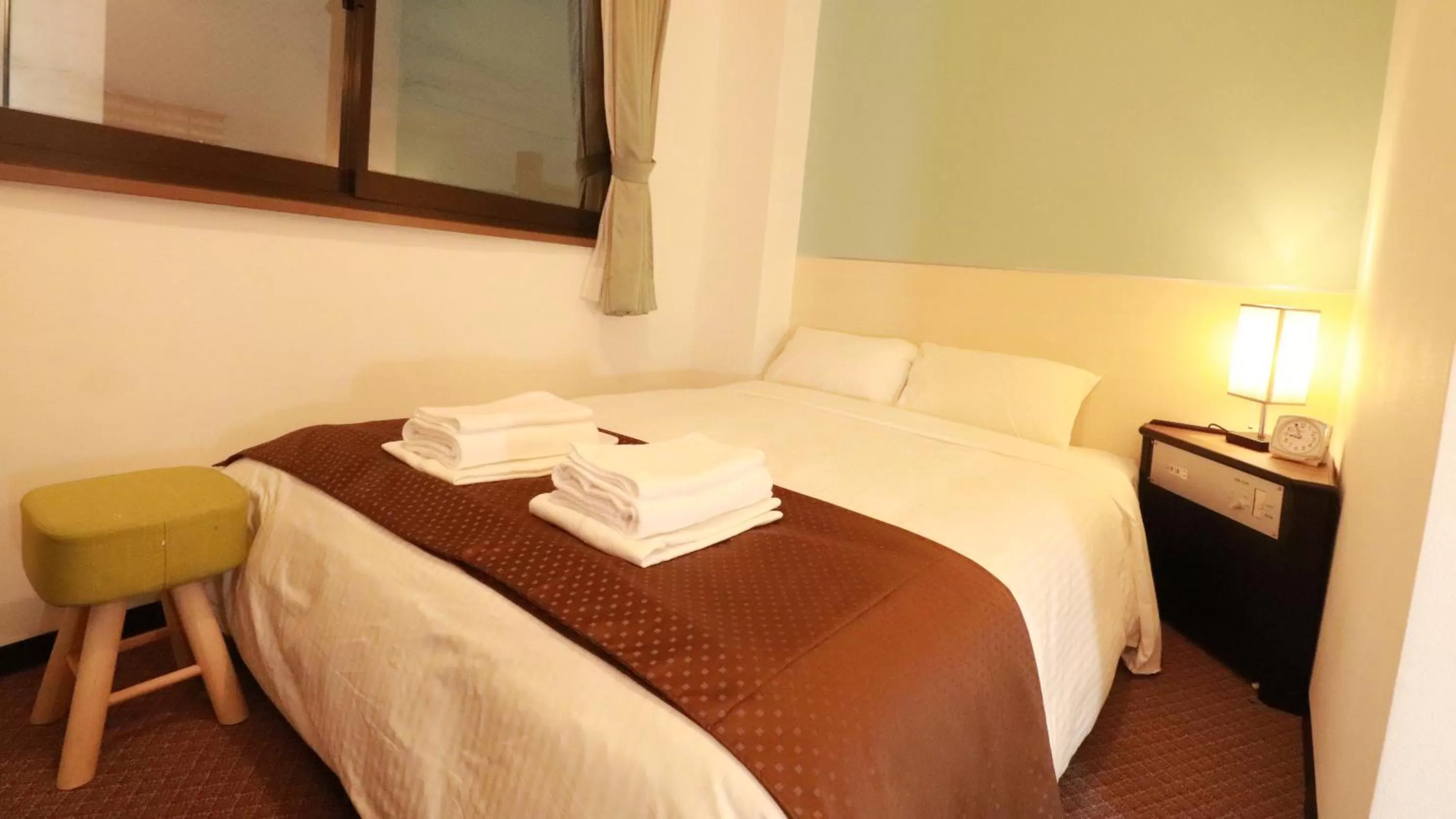 Photo of the whole room, Bed in Business Hotel Kudamatsu