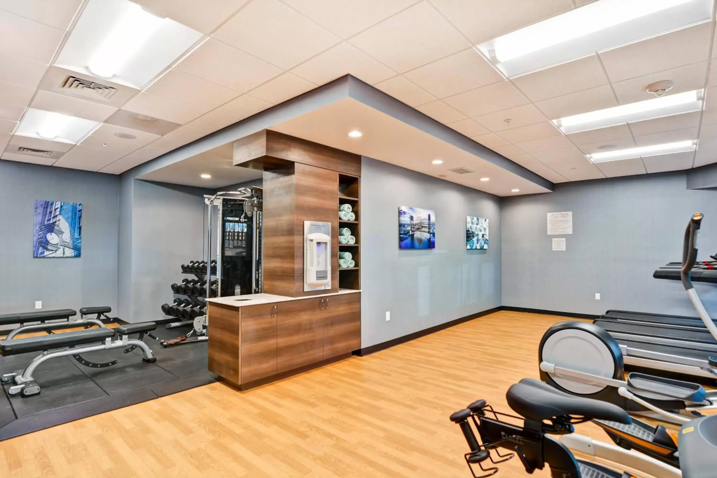 Fitness centre/facilities in TownePlace Suites by Marriott Bridgewater Branchburg