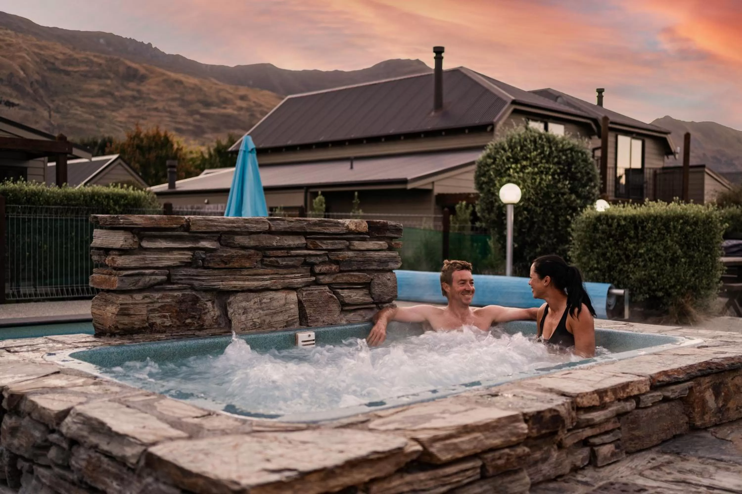 Swimming pool in Wanaka Luxury Apartments