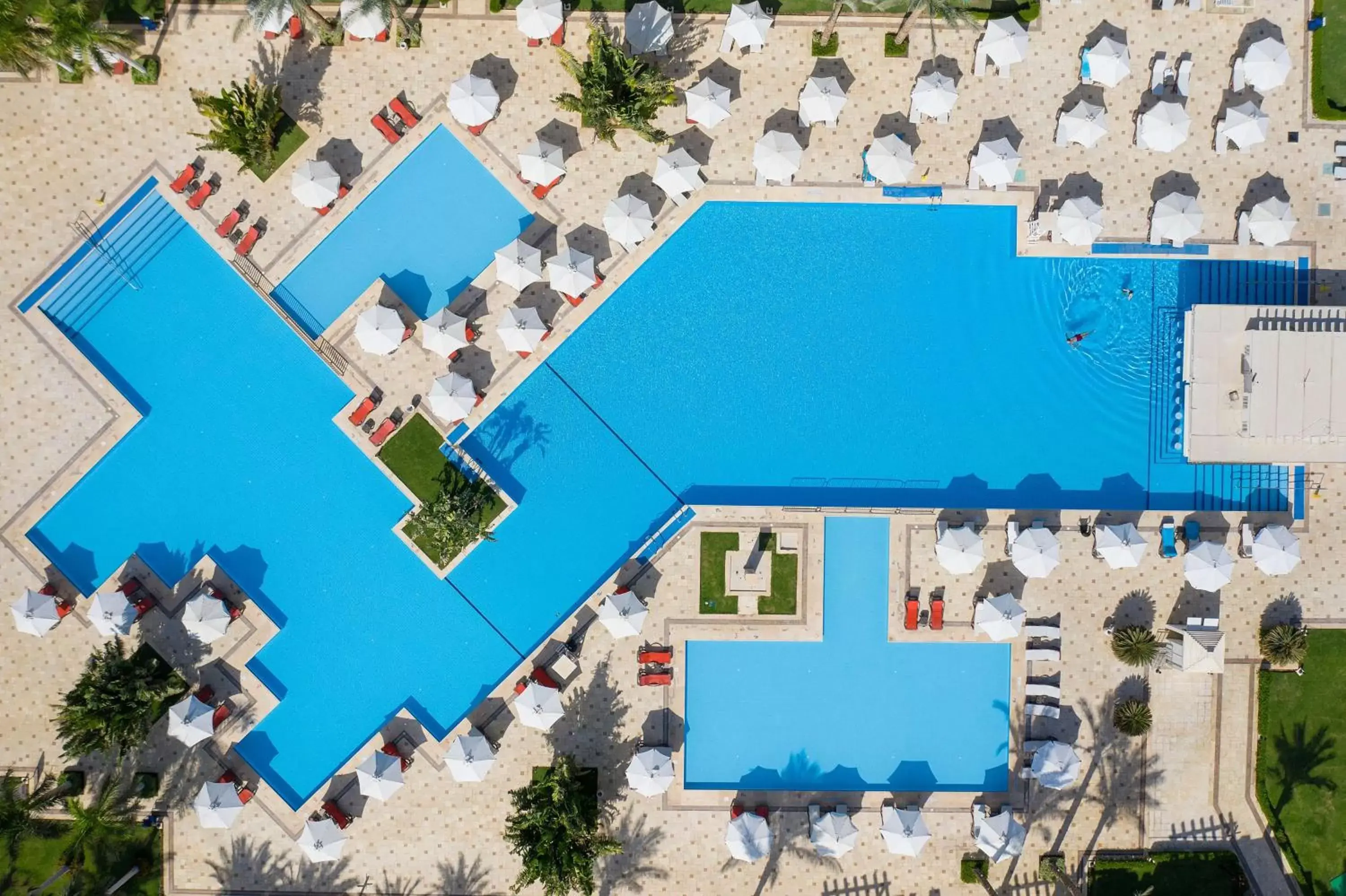 Pool view, Bird's-eye View in Rixos Sharm El Sheikh - Ultra All Inclusive Adults Only 18 Plus