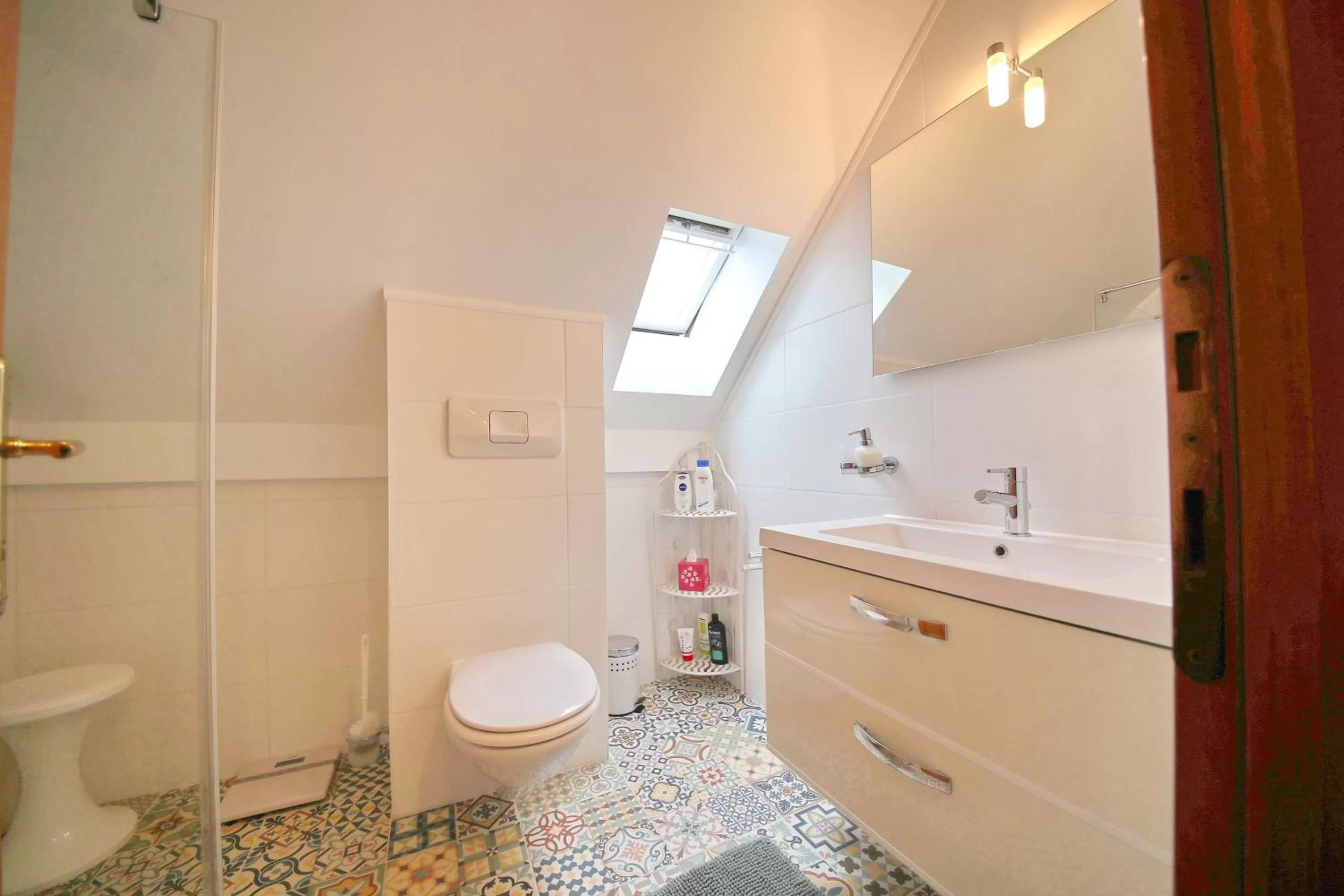 Bathroom in B&B Corseaux Beach & Riviera Beach