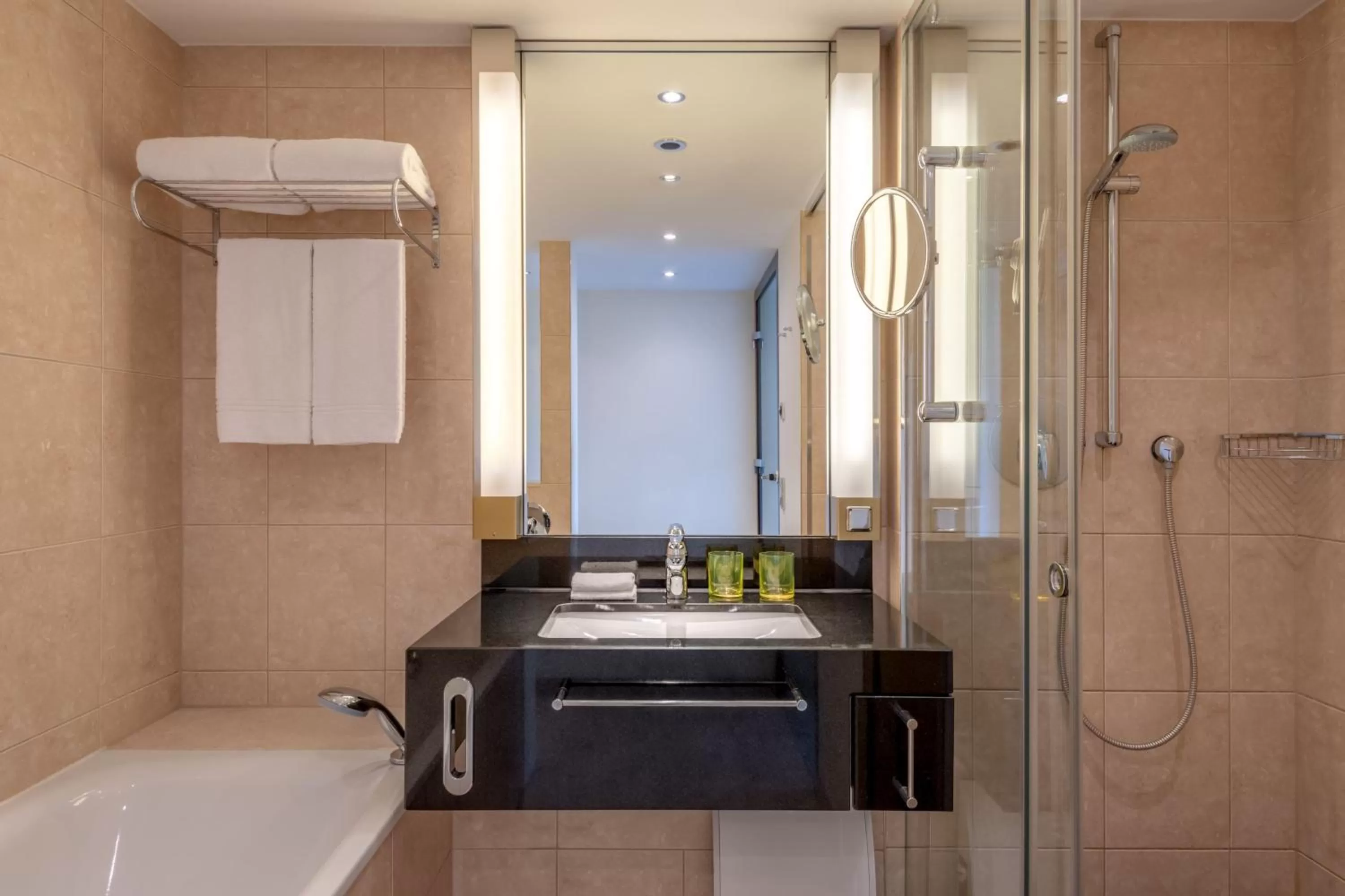 Bathroom in Four Points by Sheraton Munich Arabellapark