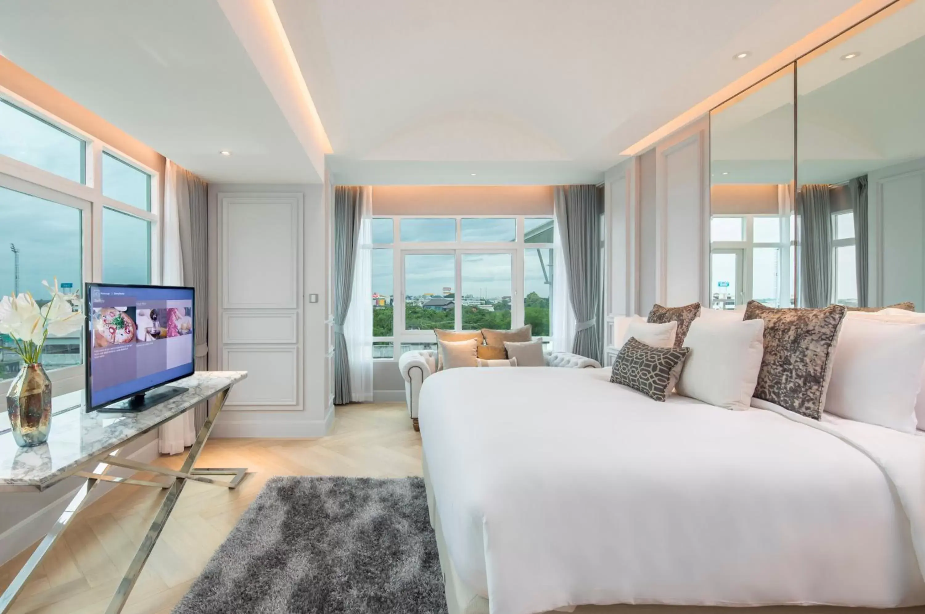 Bed in De Princess Hotel Udonthani Bed in De Princess Hotel Udonthani