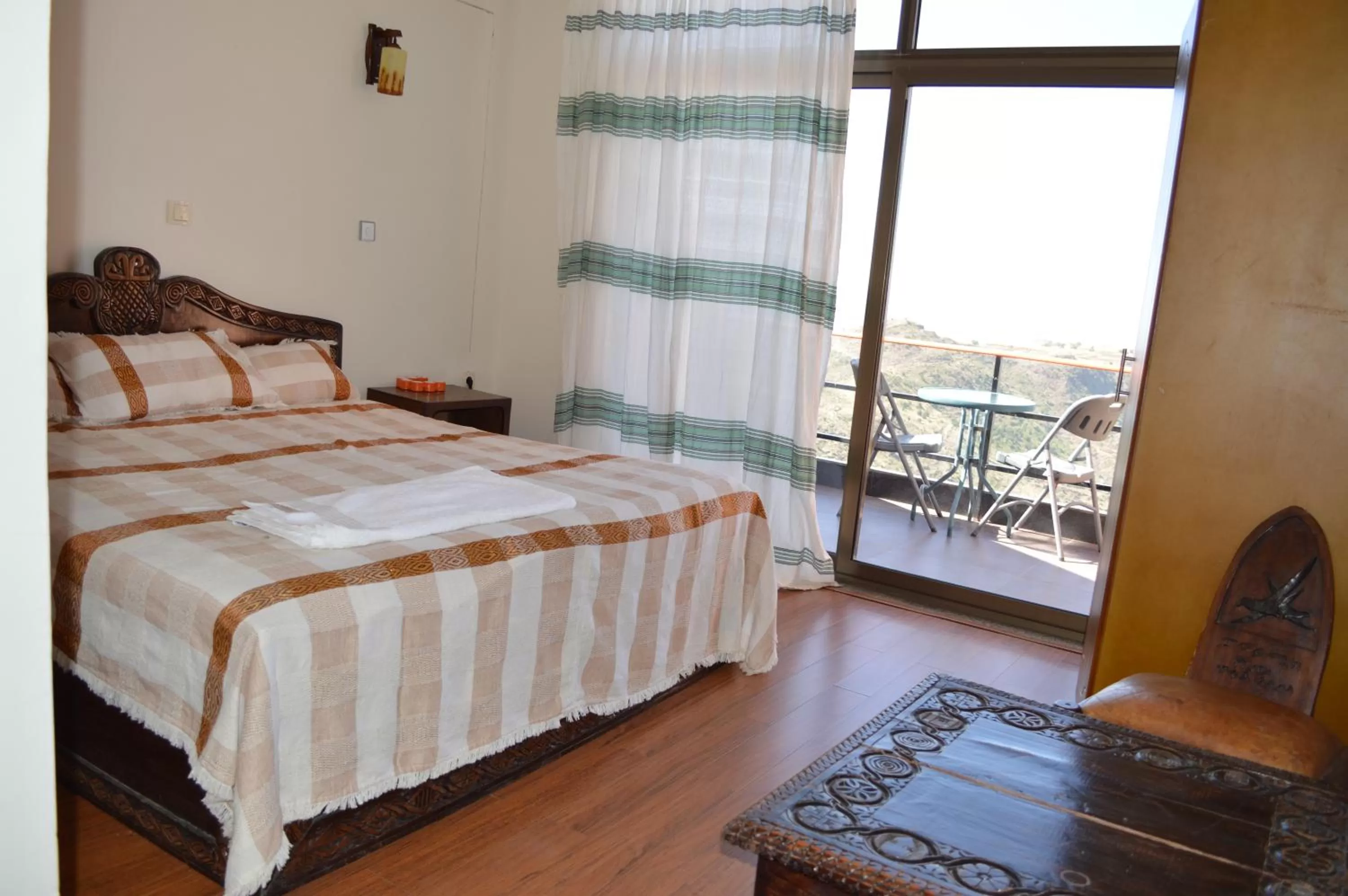 Balcony/Terrace, Bed in Panoramic View Hotel