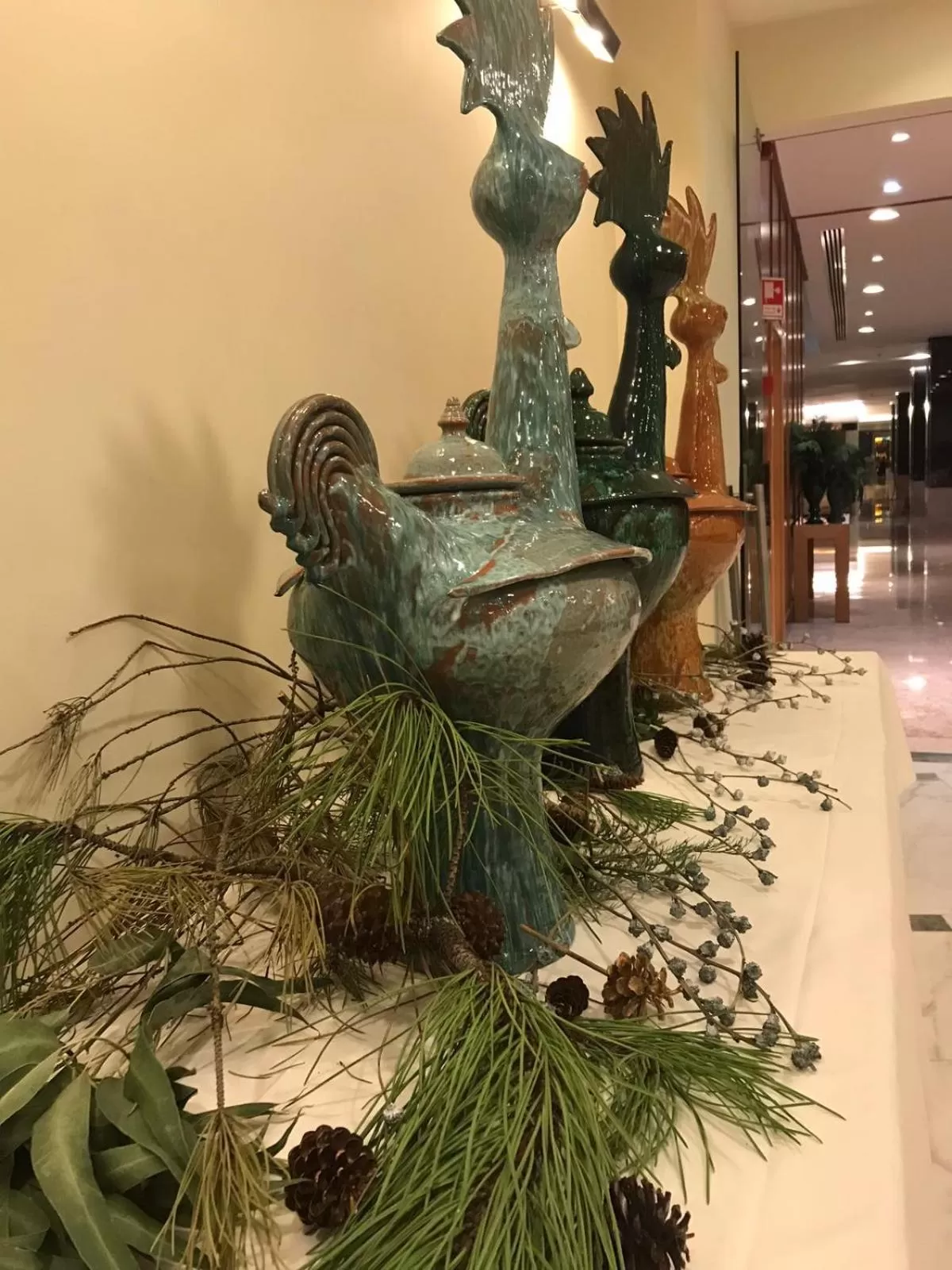 Decorative detail in Hotel Santa Maria