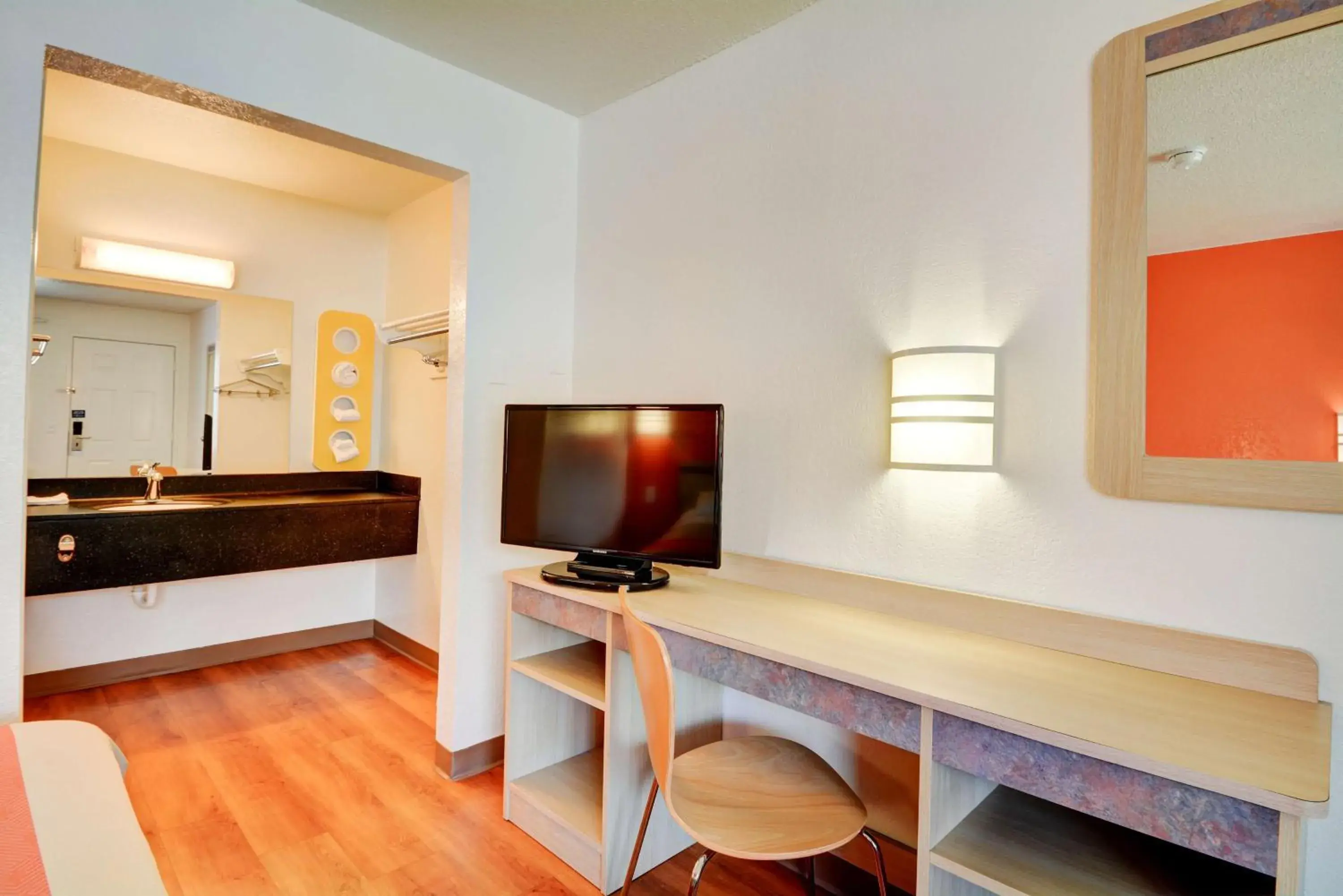 TV and multimedia, TV/Entertainment Center in Motel 6-Southington, CT - Hartford