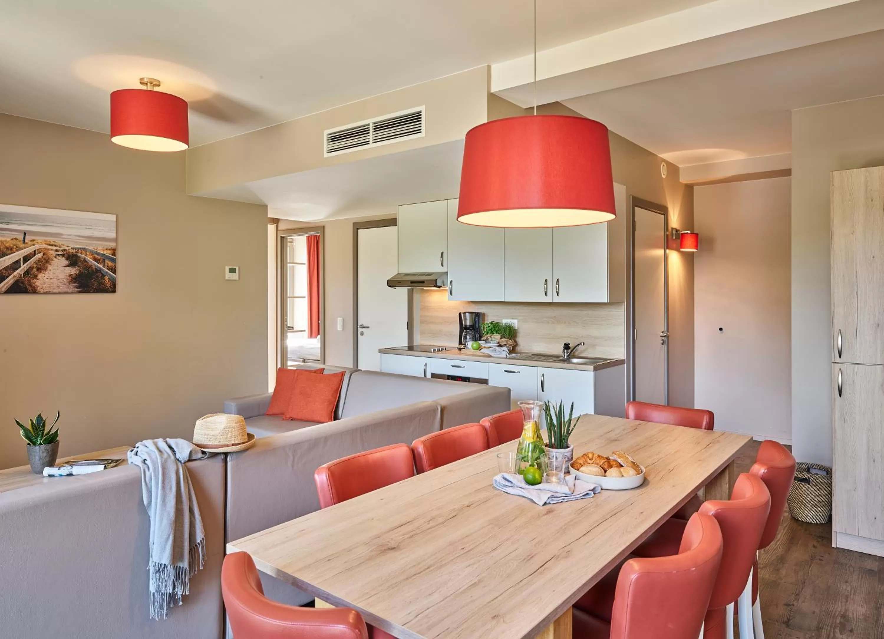 Kitchen or kitchenette in Holiday Suites Westende - Middelkerke