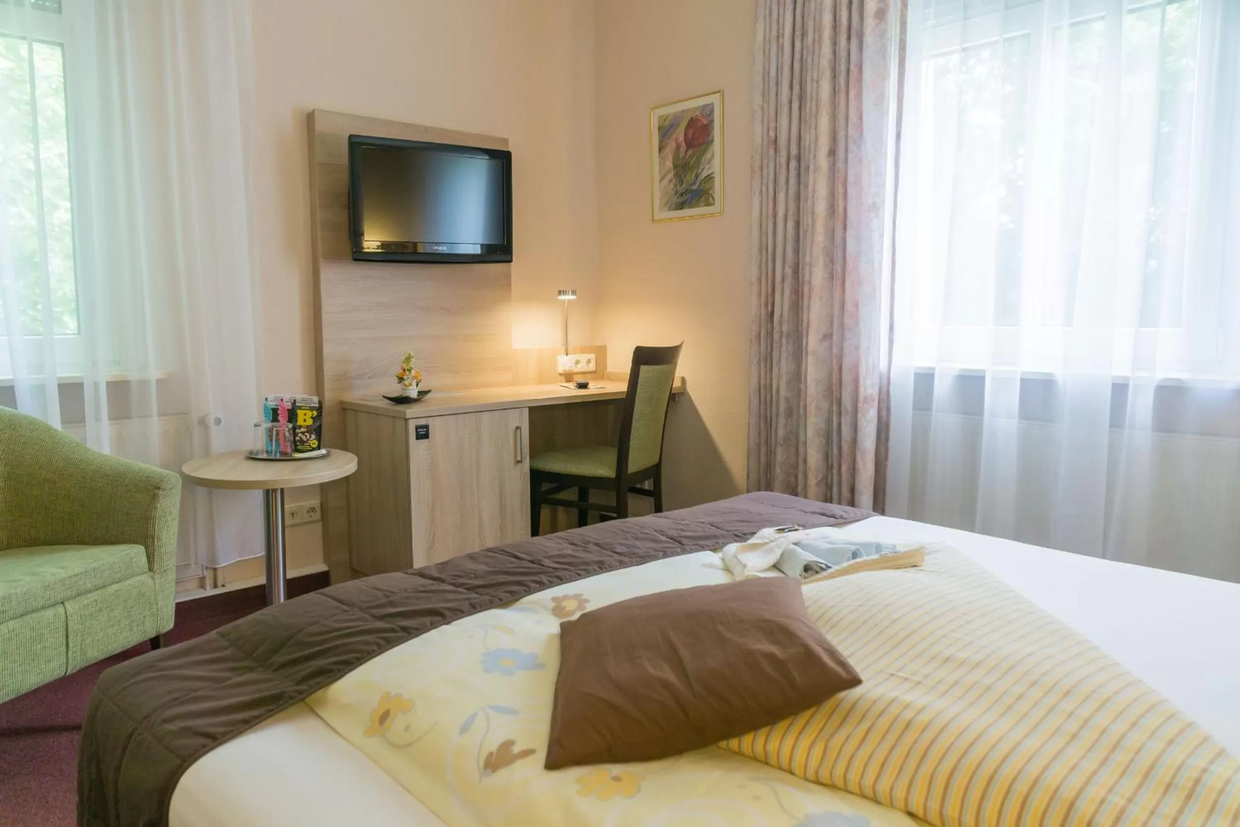 Day, Bed in Hotel zur Post in Wurzen