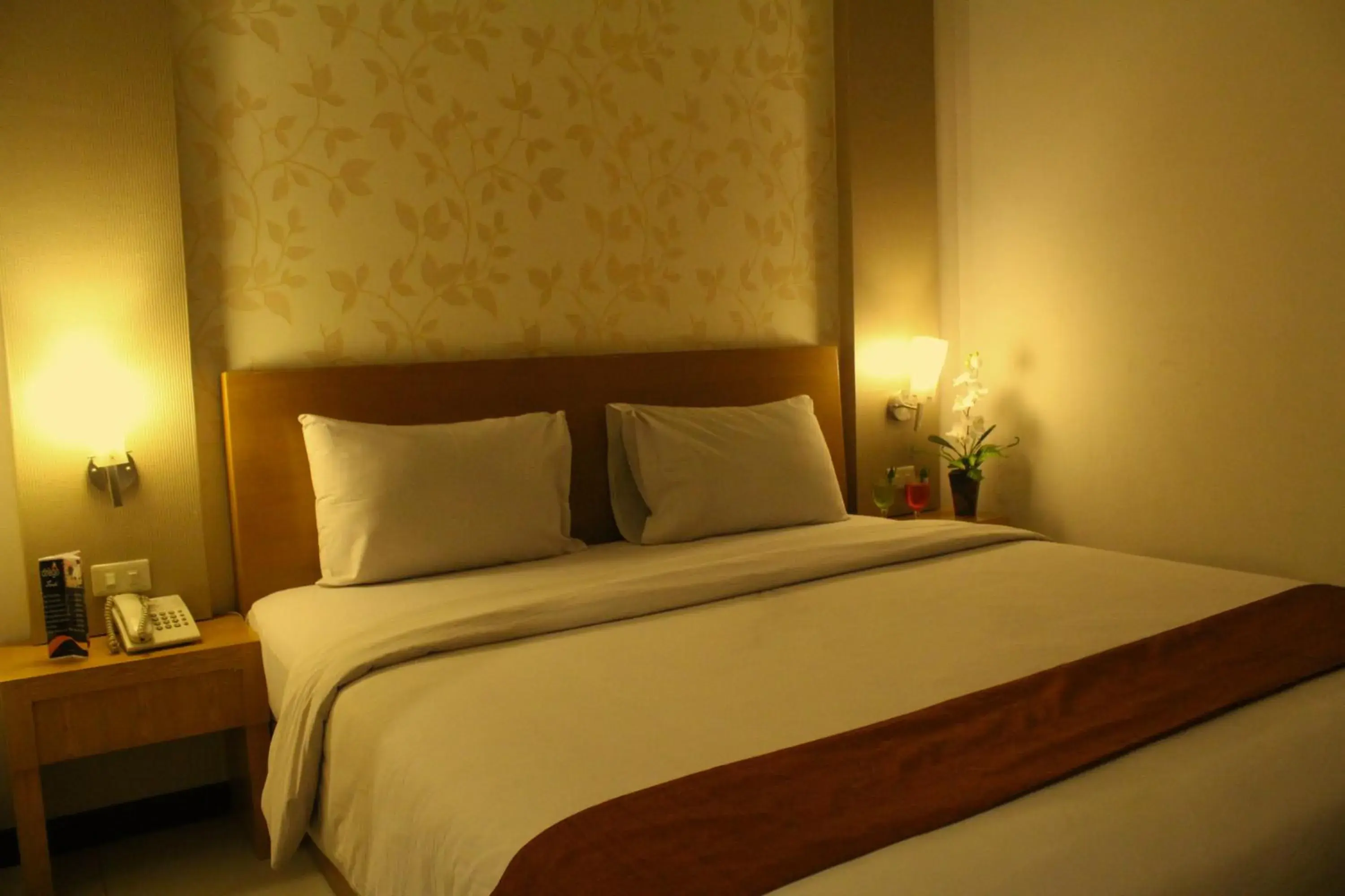 Bed in Drego Hotel Pekanbaru