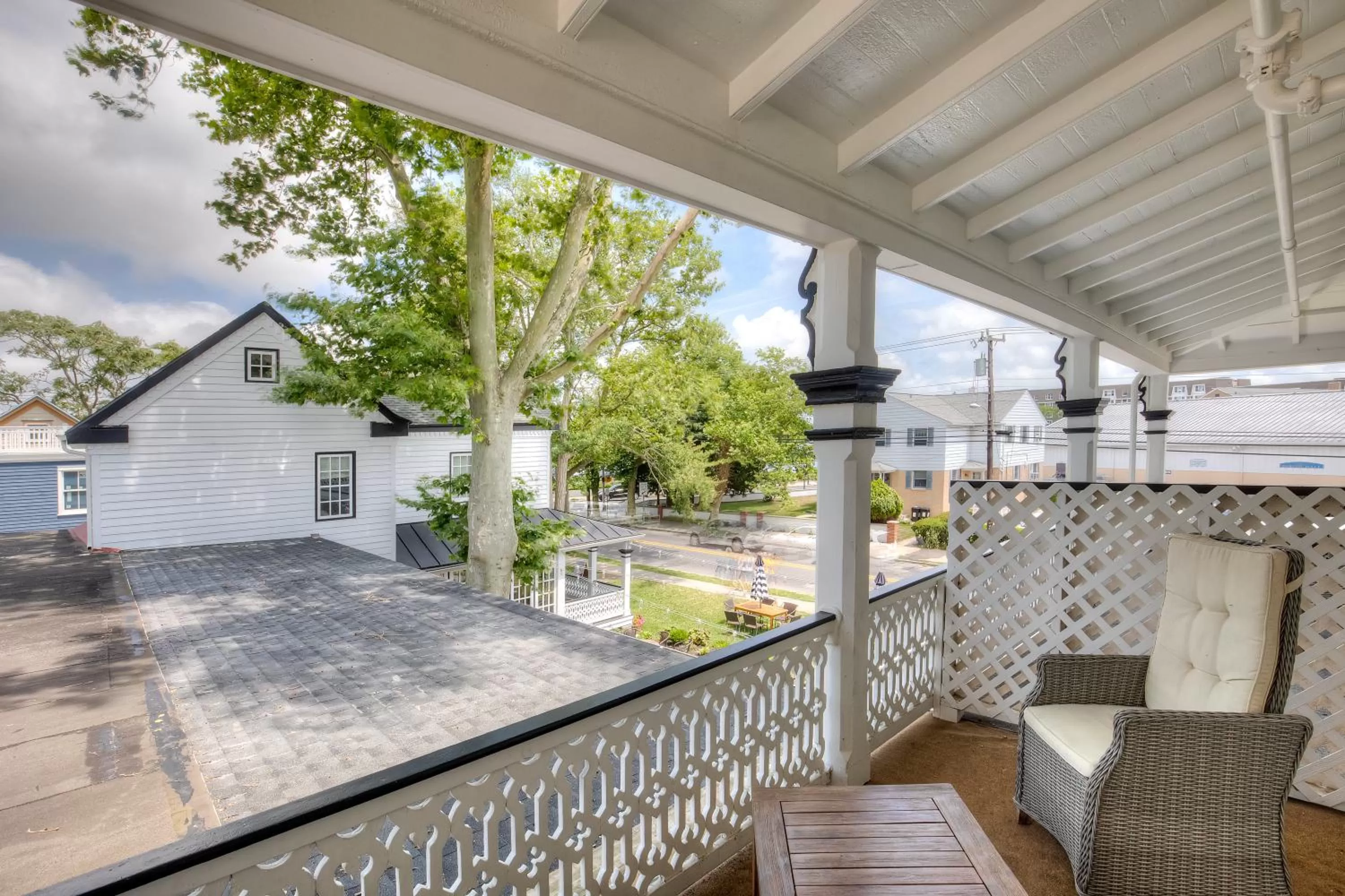 View (from property/room), Balcony/Terrace in Elaine's Cape May Boutique Hotel