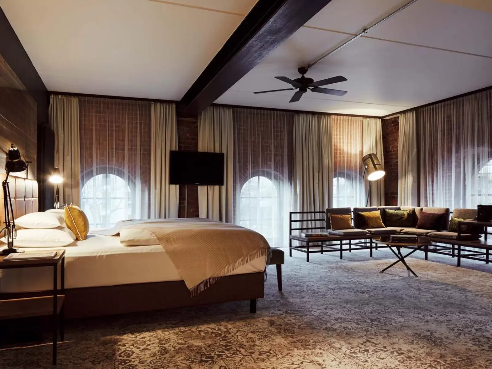 Bed in Gastwerk Hotel Hamburg Bed in Gastwerk Hotel Hamburg