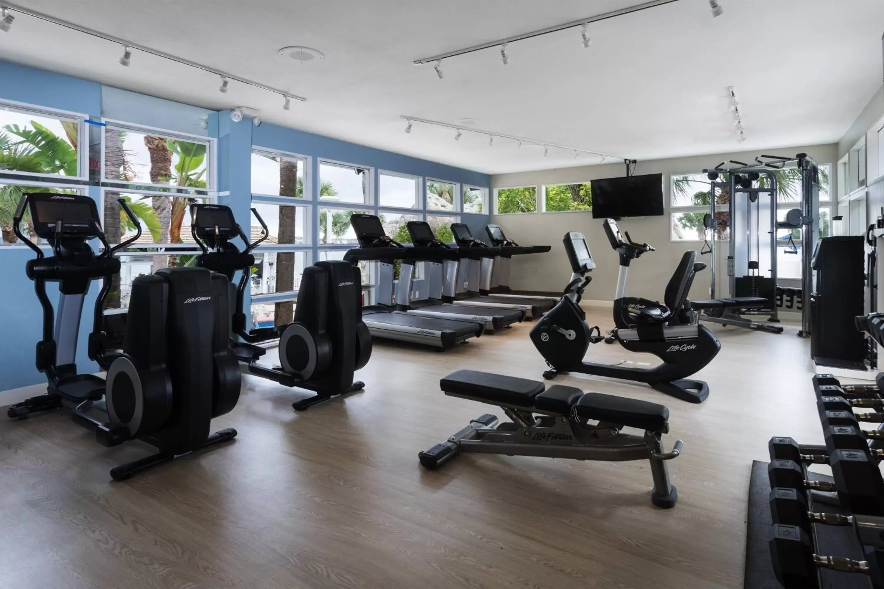 Fitness centre/facilities, Fitness Center/Facilities in Clearwater Beach Marriott Suites on Sand Key