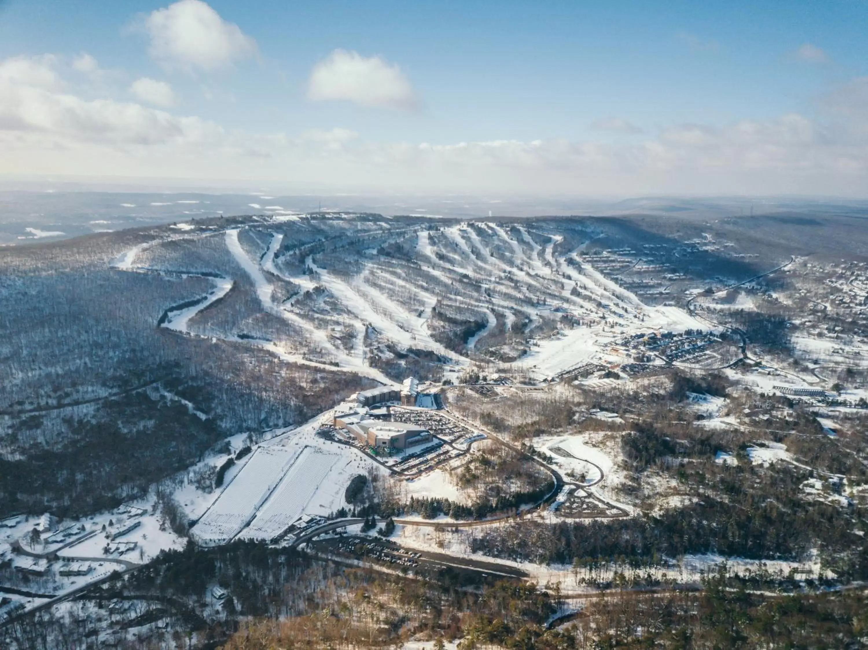 Mountain view, Winter in Camelback Resort