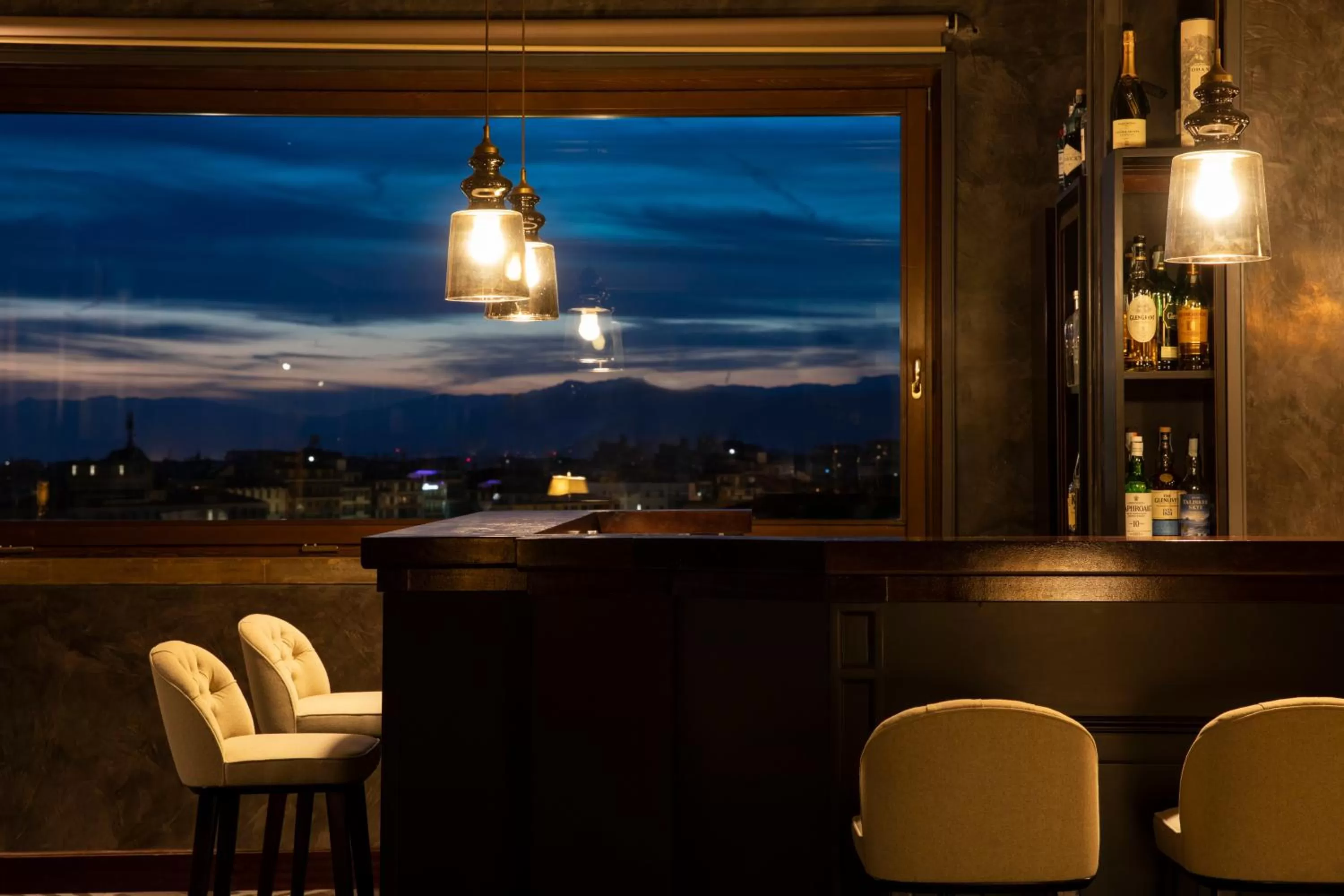 Lounge or bar in Grand Hotel Baglioni