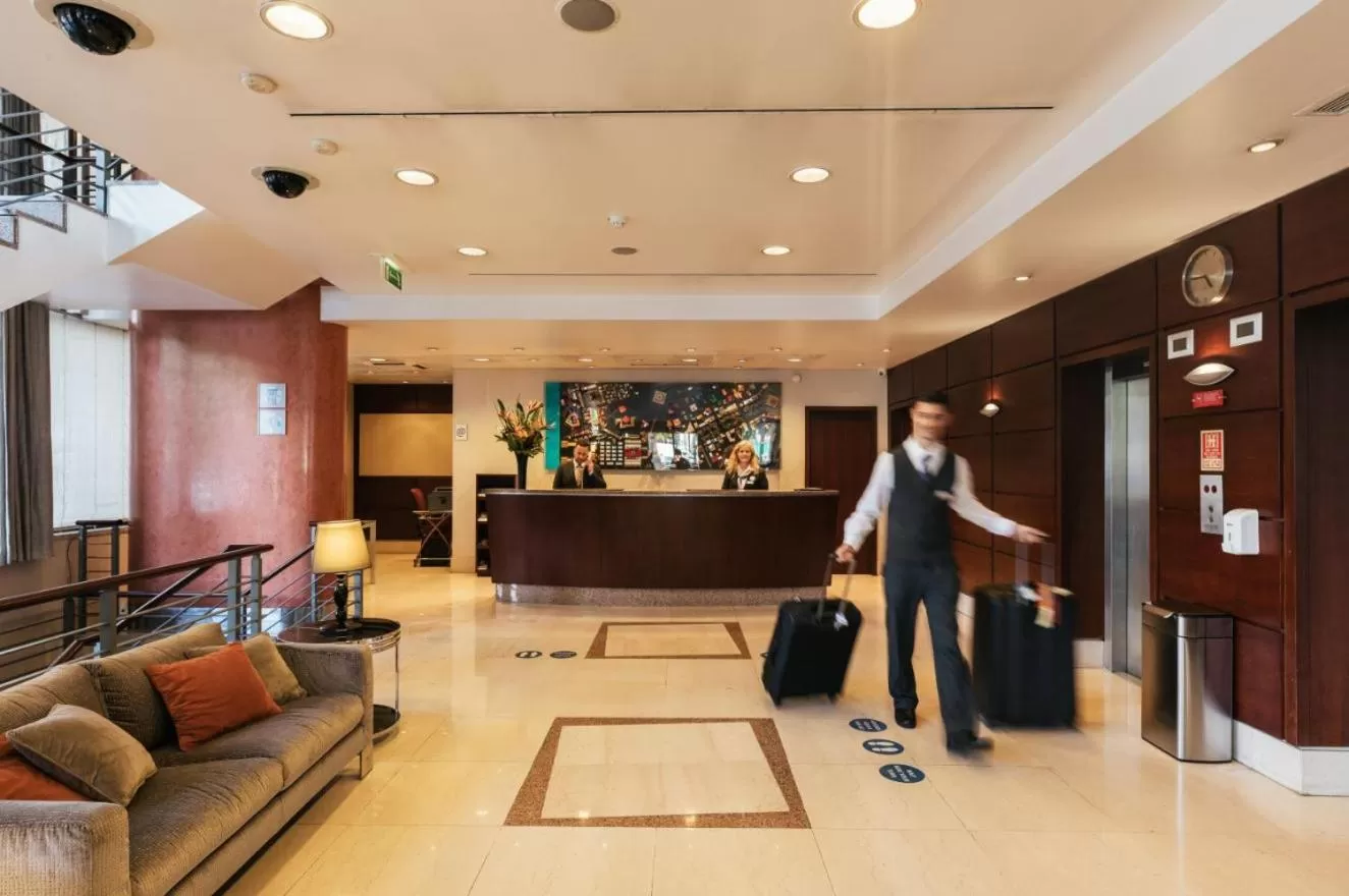 Lobby or reception in Hotel Marques De Pombal