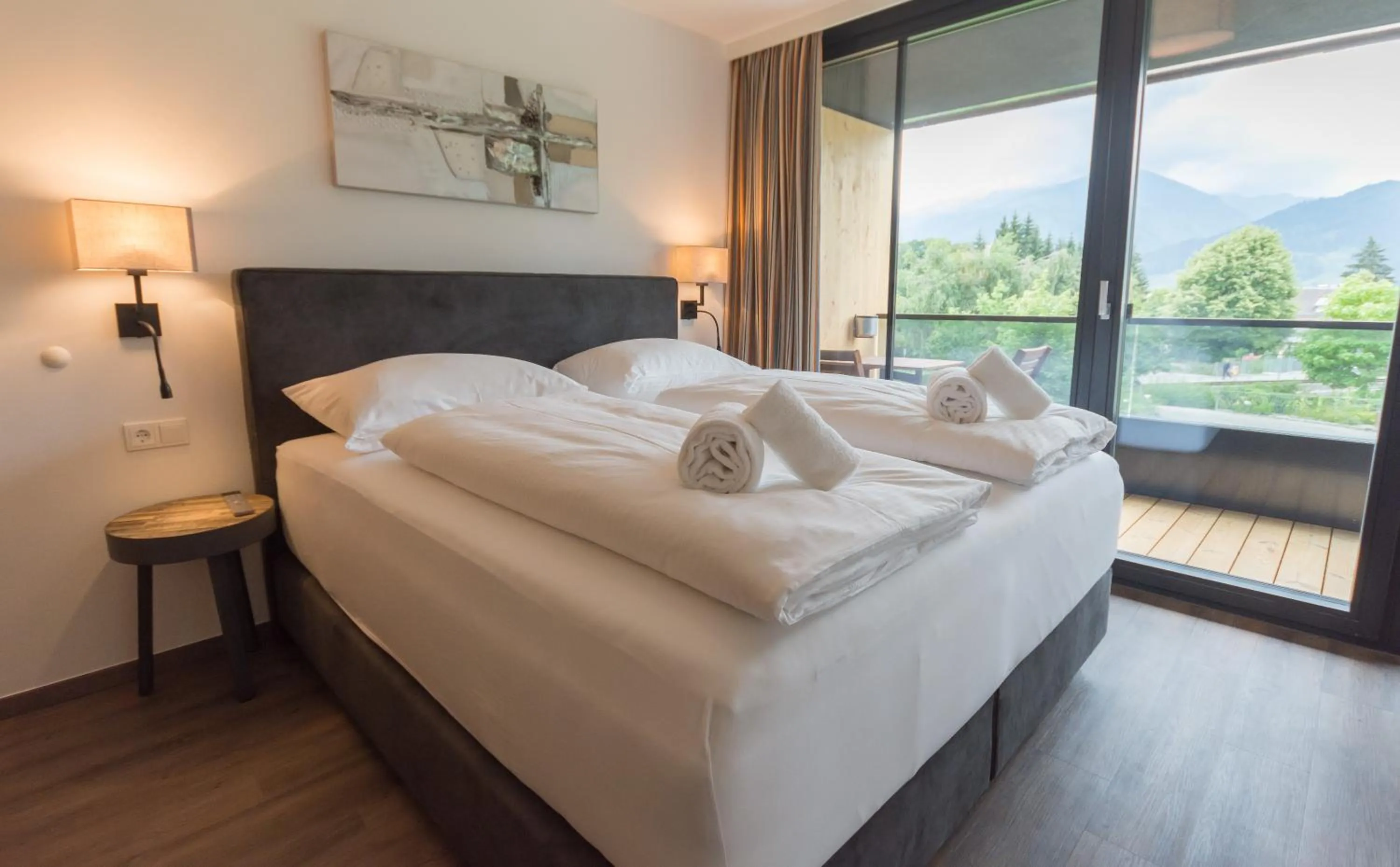 Bedroom, Bed in Schönblick Residence - Absolut Alpine Apartments