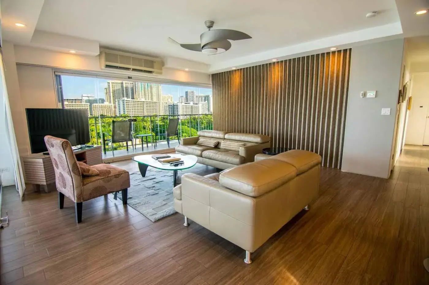 Seating Area in Waikiki Shore by Outrigger