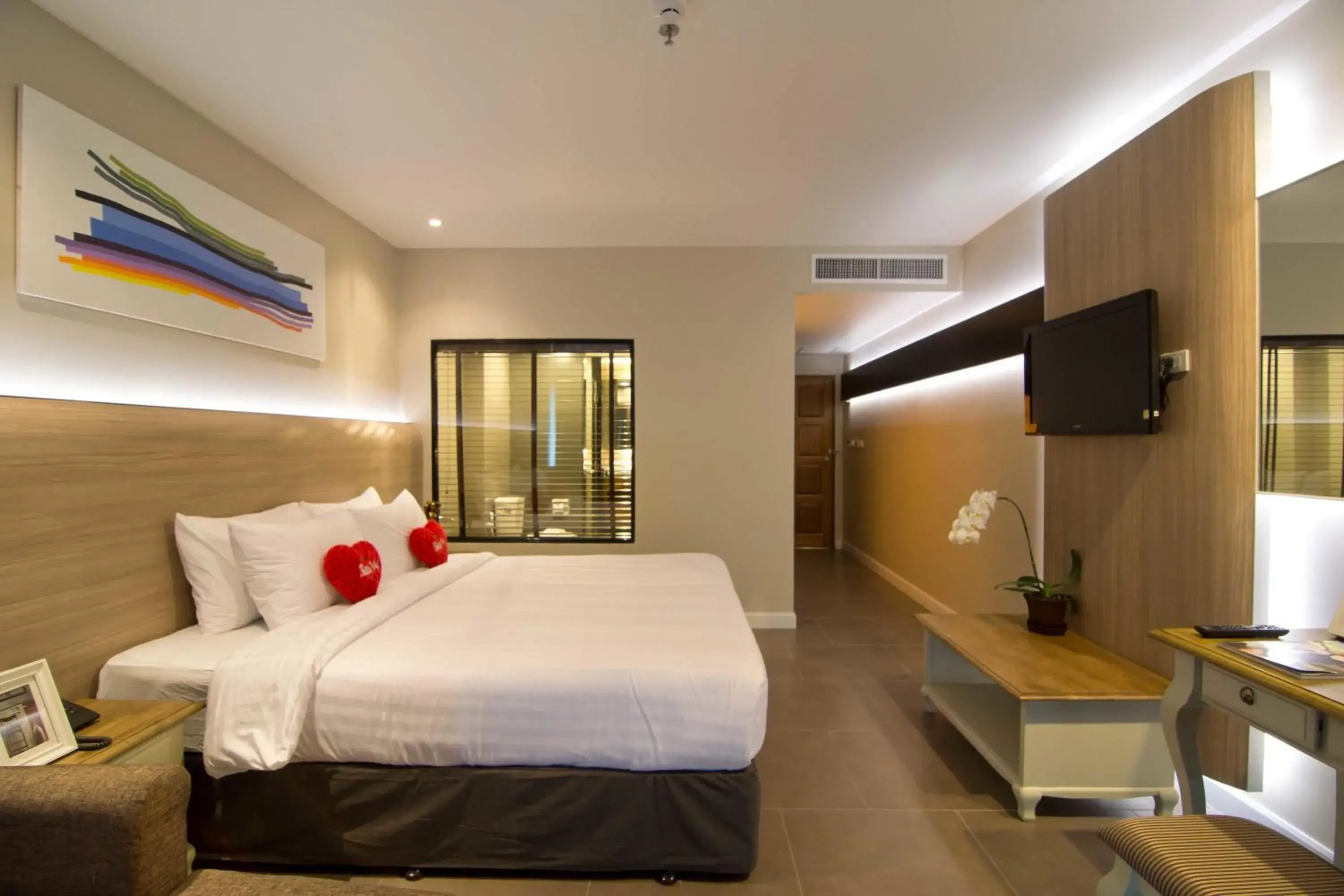 Deluxe room (Street Side) in Sea Me Spring Too Hotel Deluxe room (Street Side) in Sea Me Spring Too Hotel