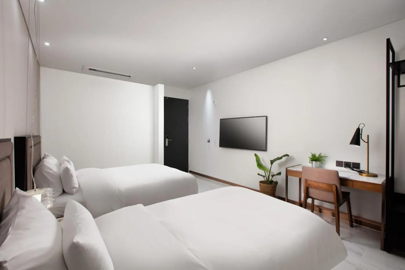 Bed in N Bridge Hotel JEON JU