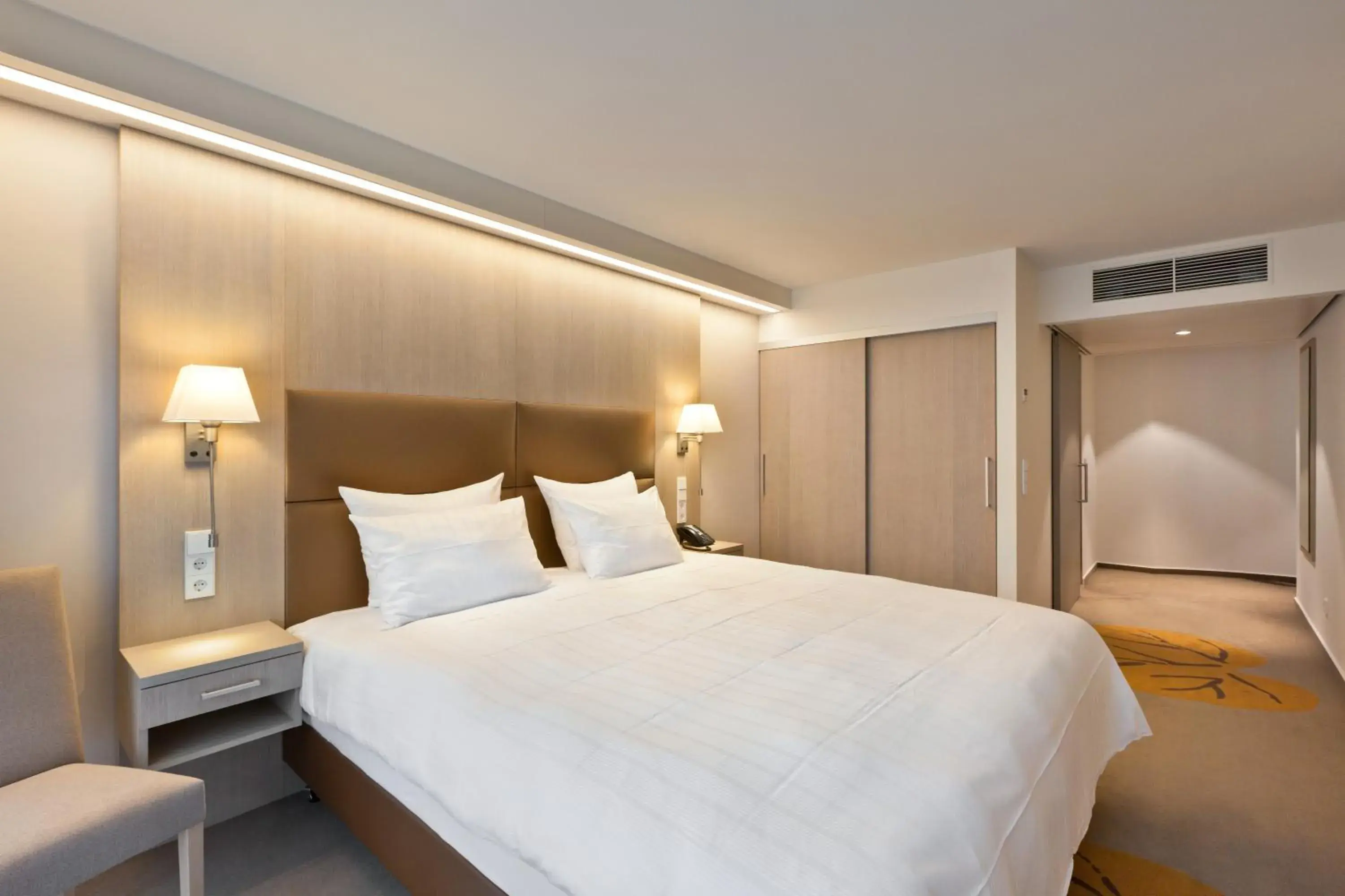 Bedroom, Bed in Mondorf Parc Hotel & Spa