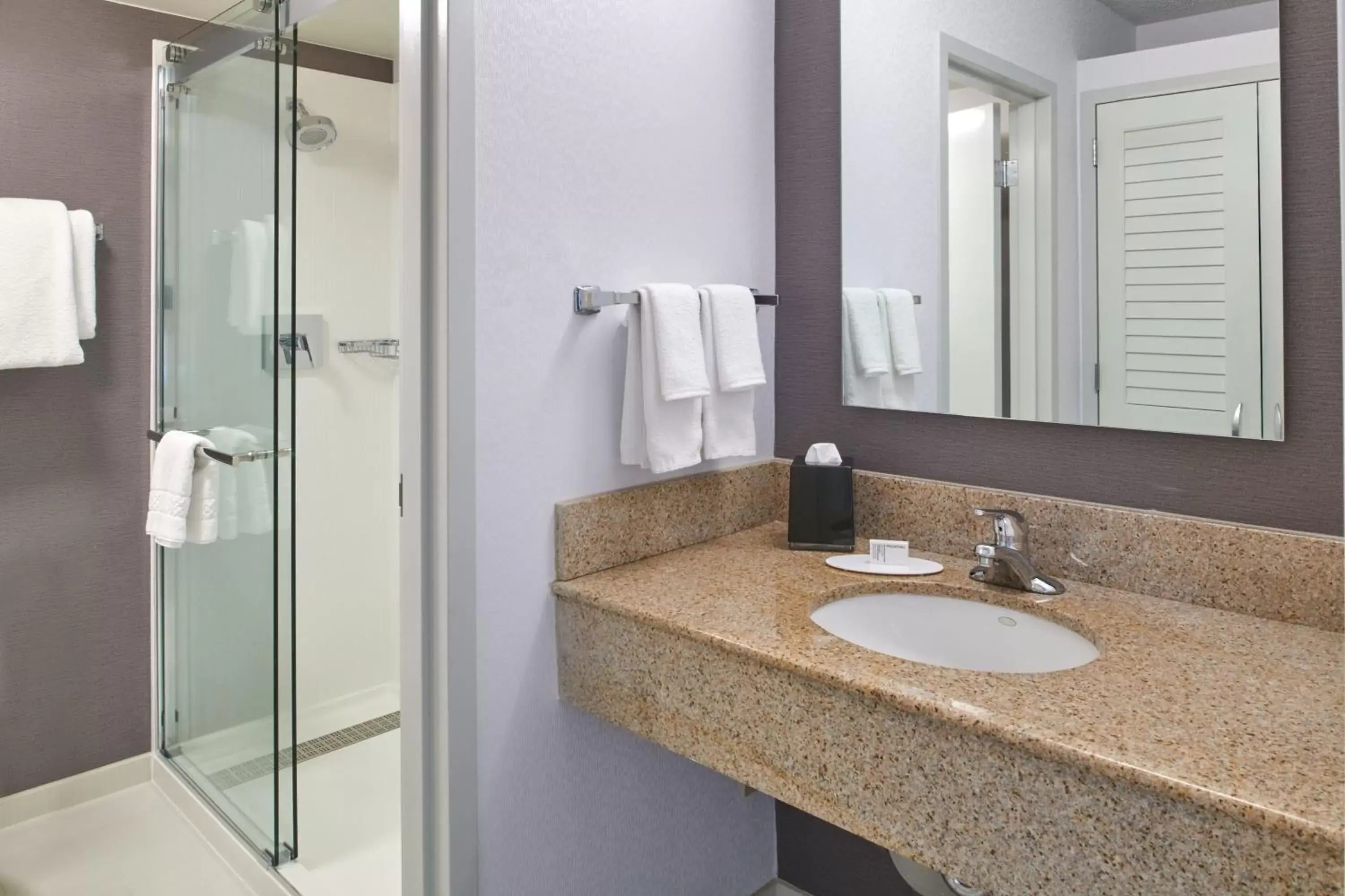 Bathroom in Courtyard by Marriott Detroit Troy