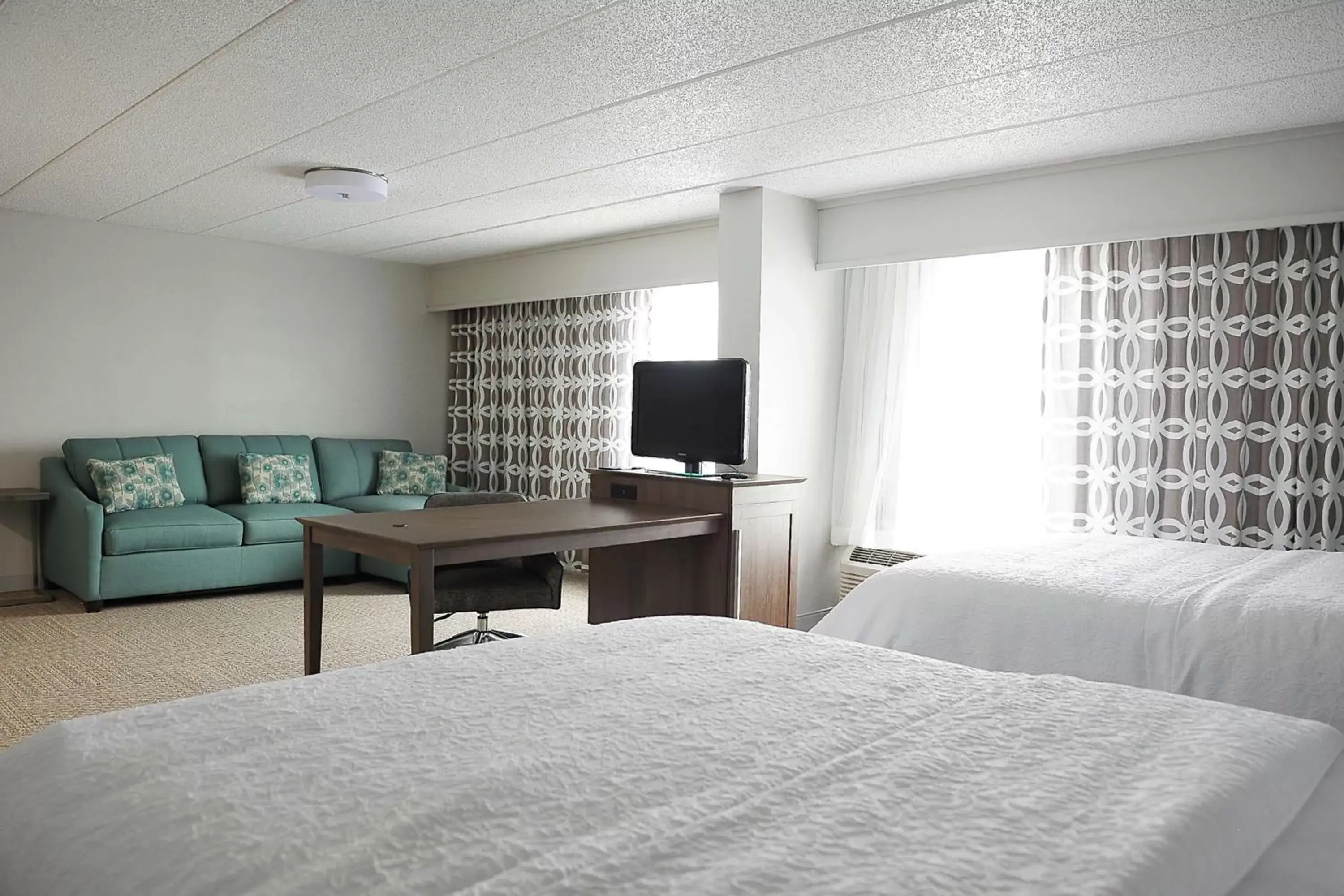 Bedroom, TV/Entertainment Center in DoubleTree by Hilton Dulles Airport-Sterling
