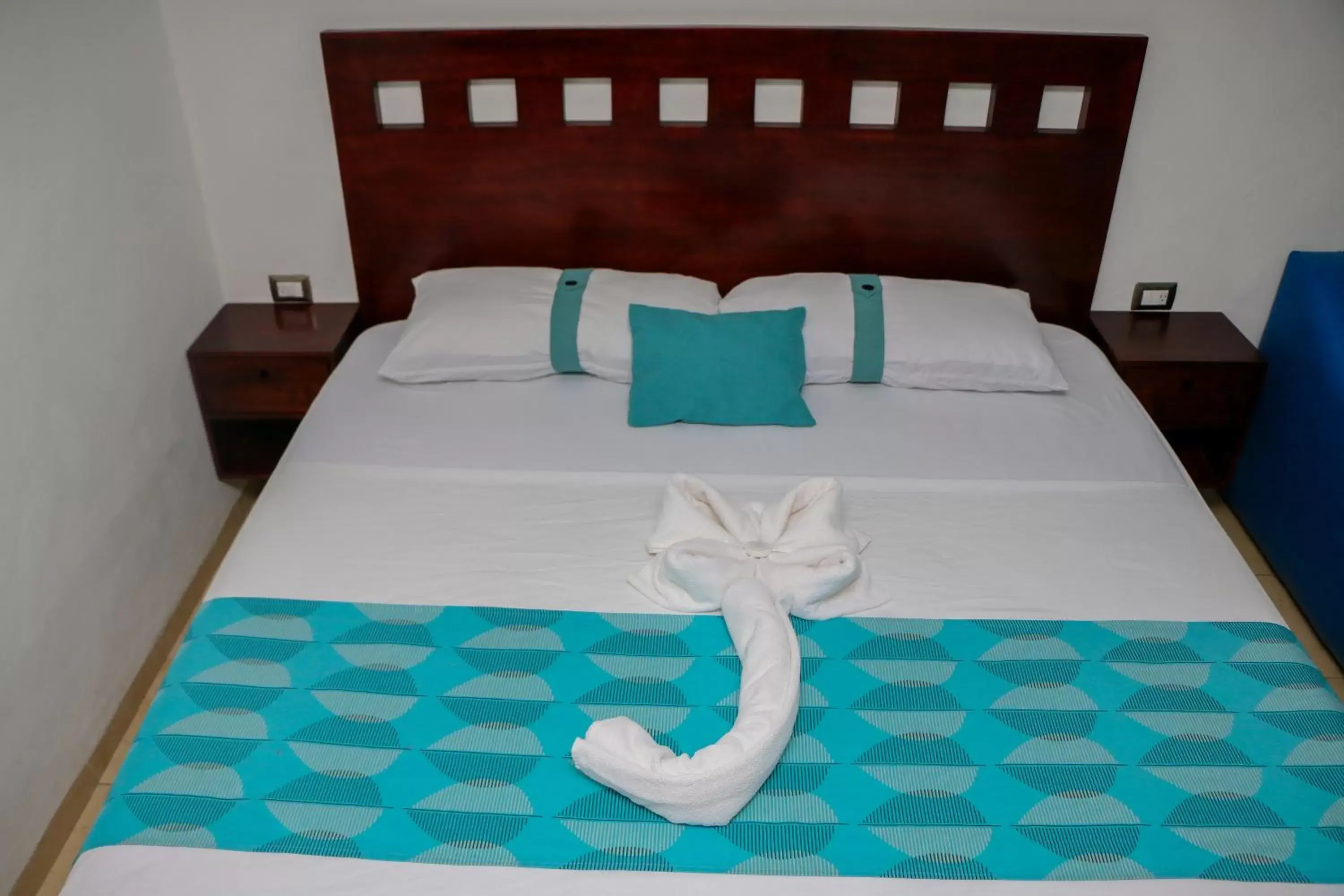Bed in Playa Linda Hotel