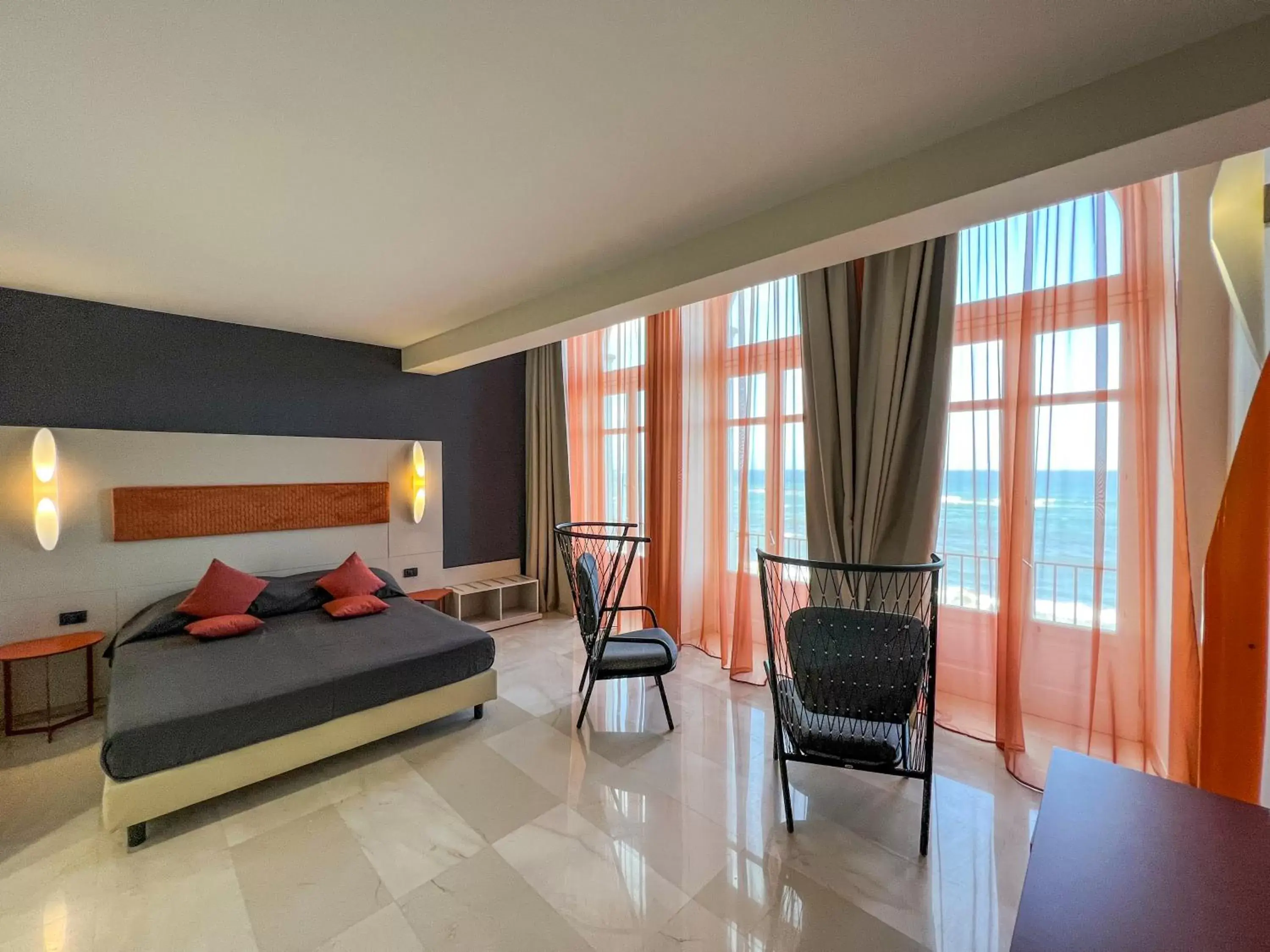 Junior Suite with Sea View in Central Gallery Rooms- Palazzo D'Ali' Staiti XIX Junior Suite with Sea View in Central Gallery Rooms- Palazzo D'Ali' Staiti XIX