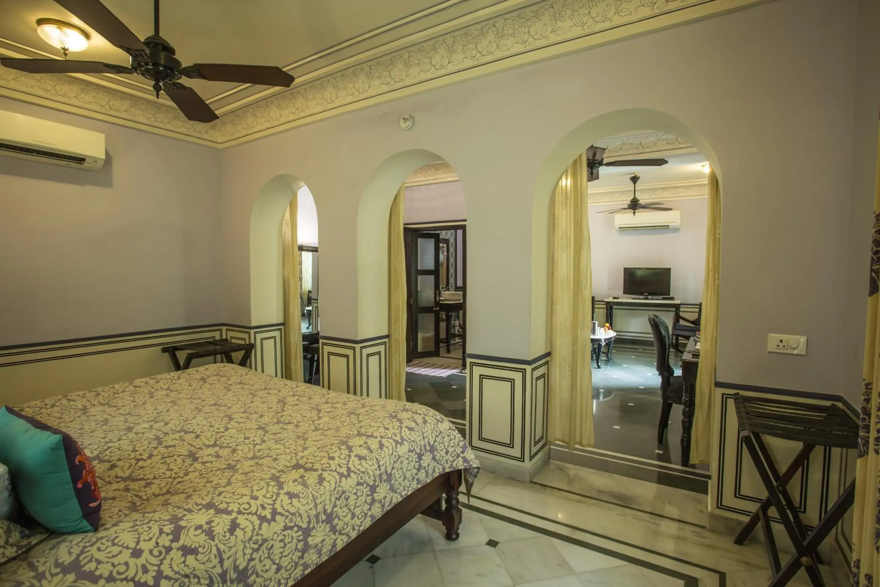 Bedroom, Bed in Royal Heritage Haveli