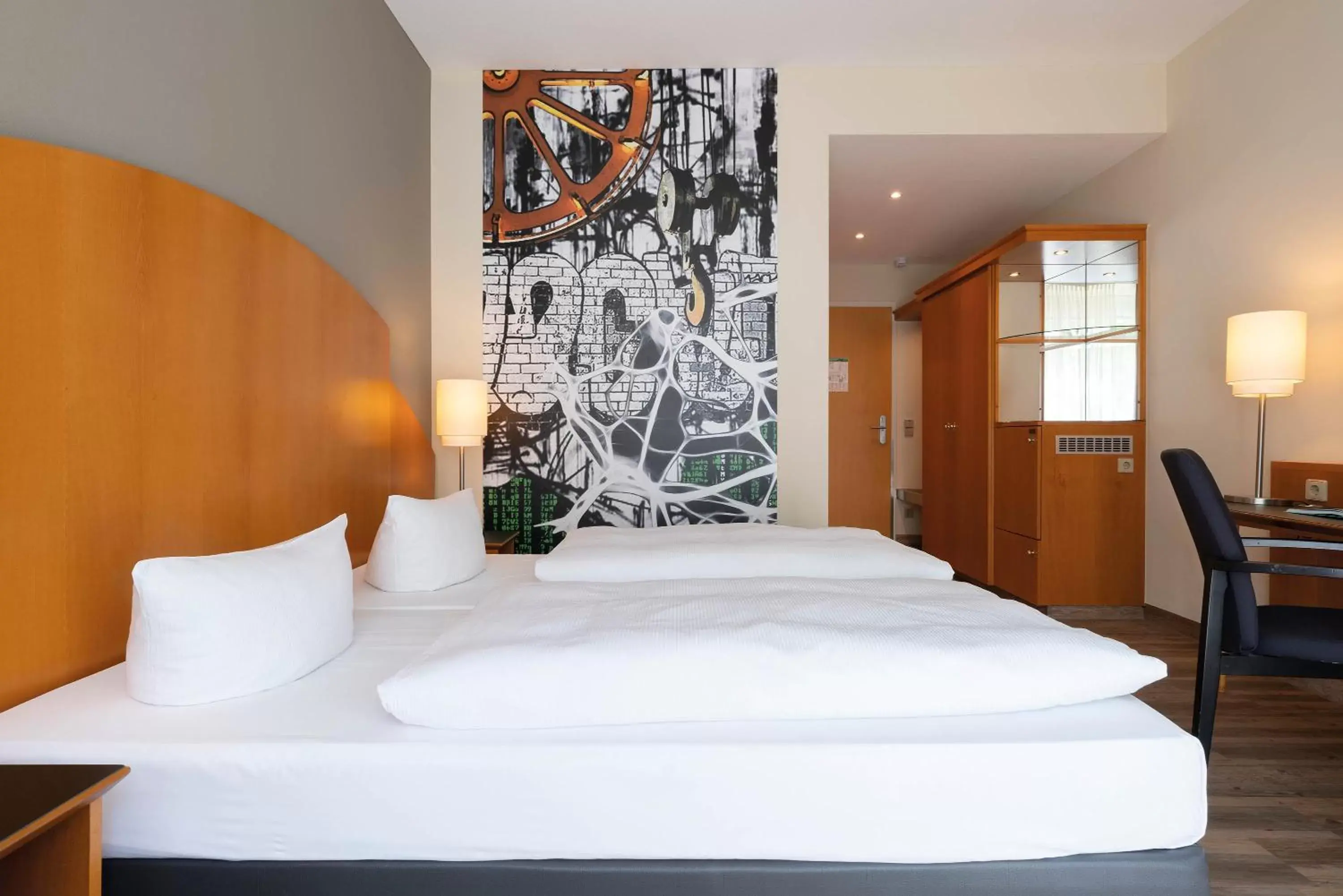 Bed in Seminaris Hotel Potsdam Griebnitzsee Bed in Seminaris Hotel Potsdam Griebnitzsee