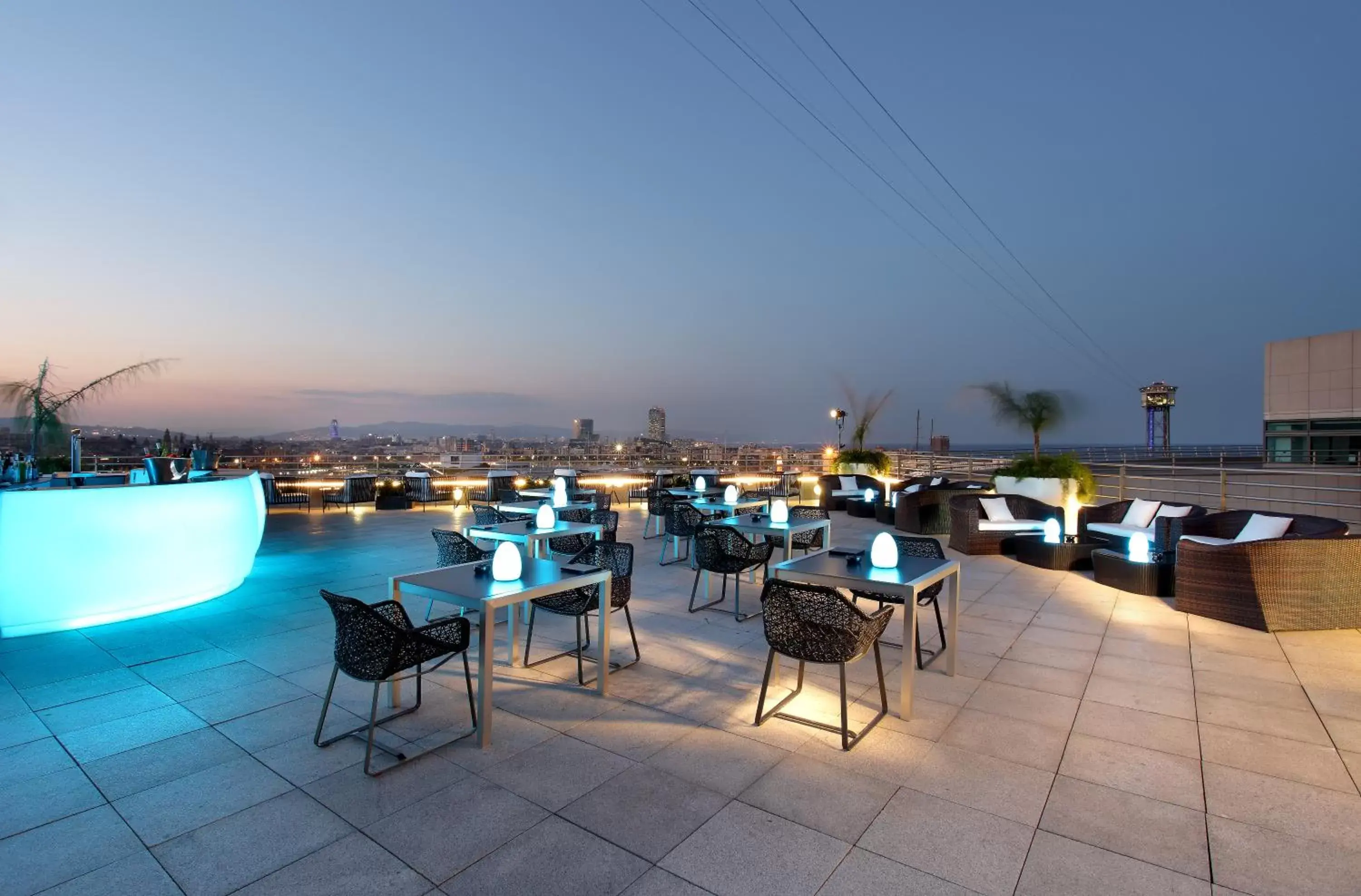 Balcony/Terrace, Restaurant/Places to Eat in Eurostars Grand Marina Hotel GL