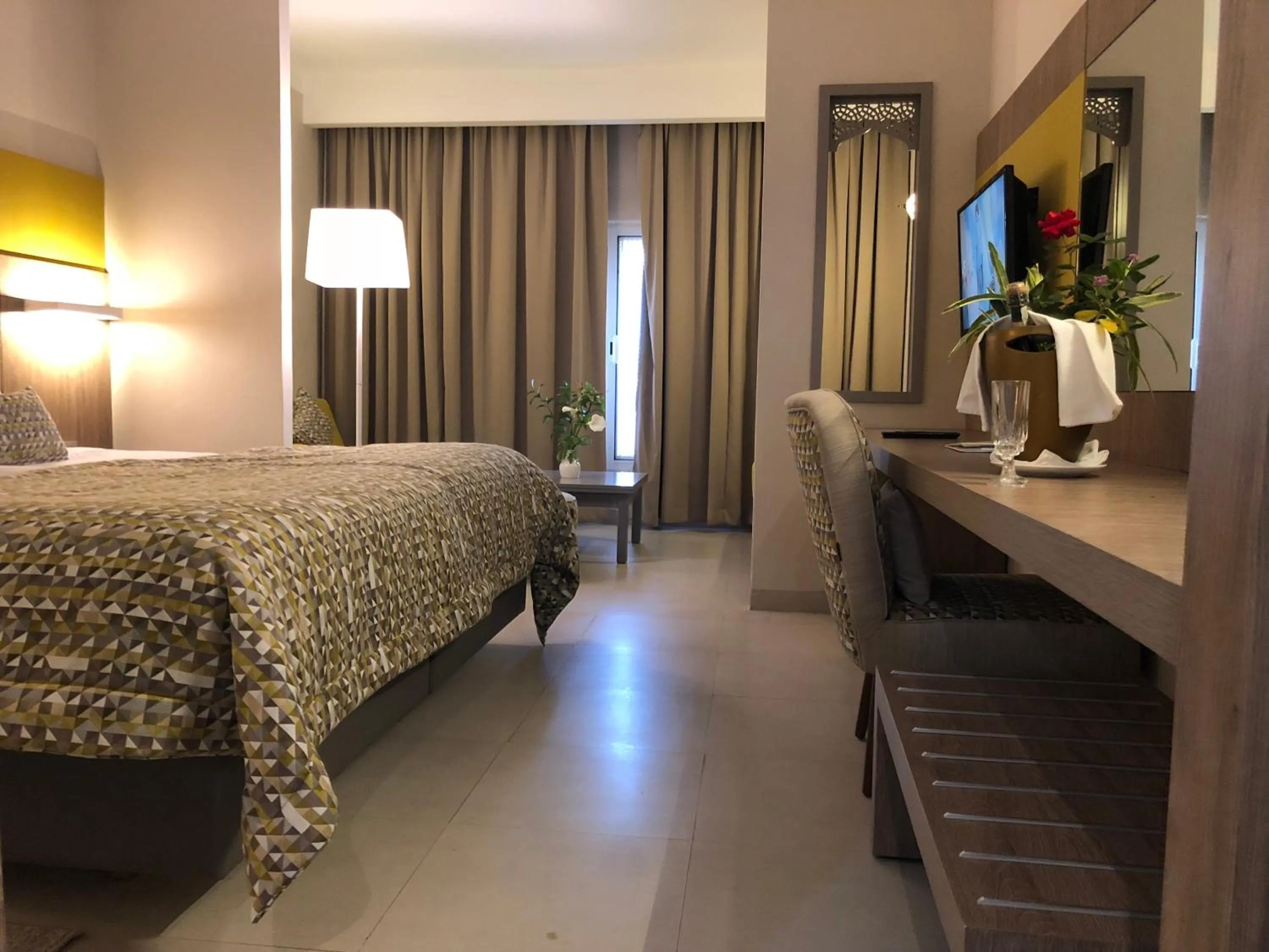 Bed in Hotel La Residence Hammamet