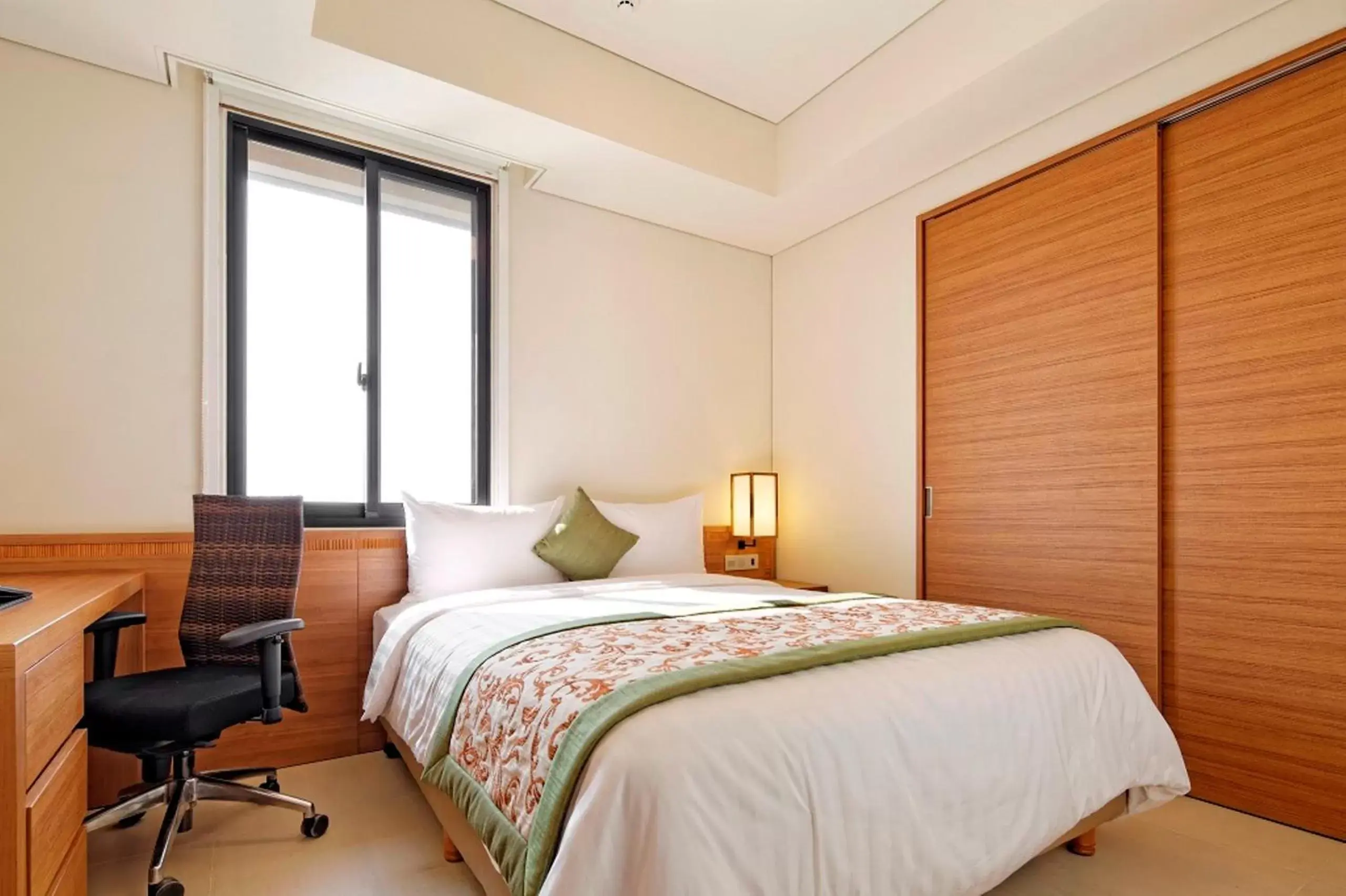 Decorative detail, Bed in Axia South Cikarang Service Apartment