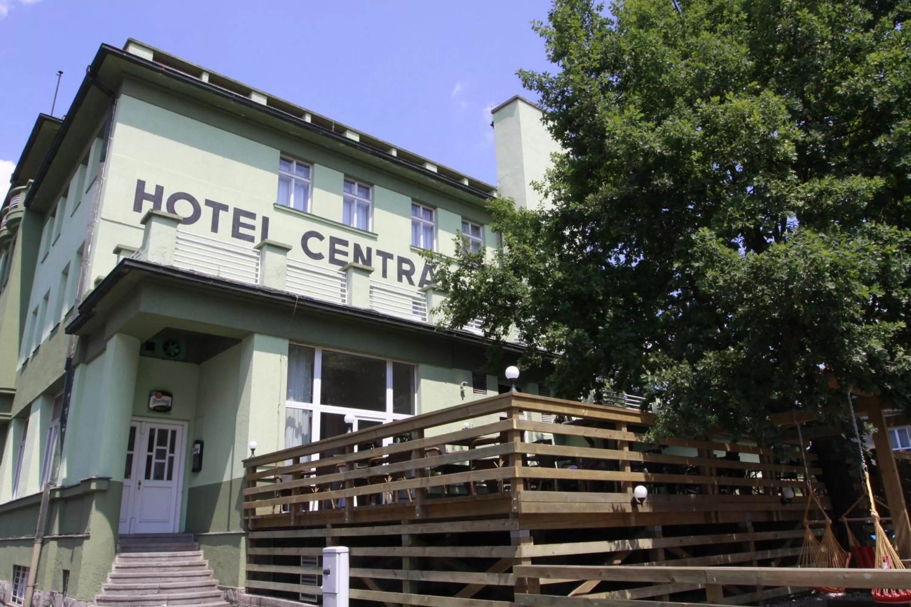 Facade/entrance in Wellness Hotel Central