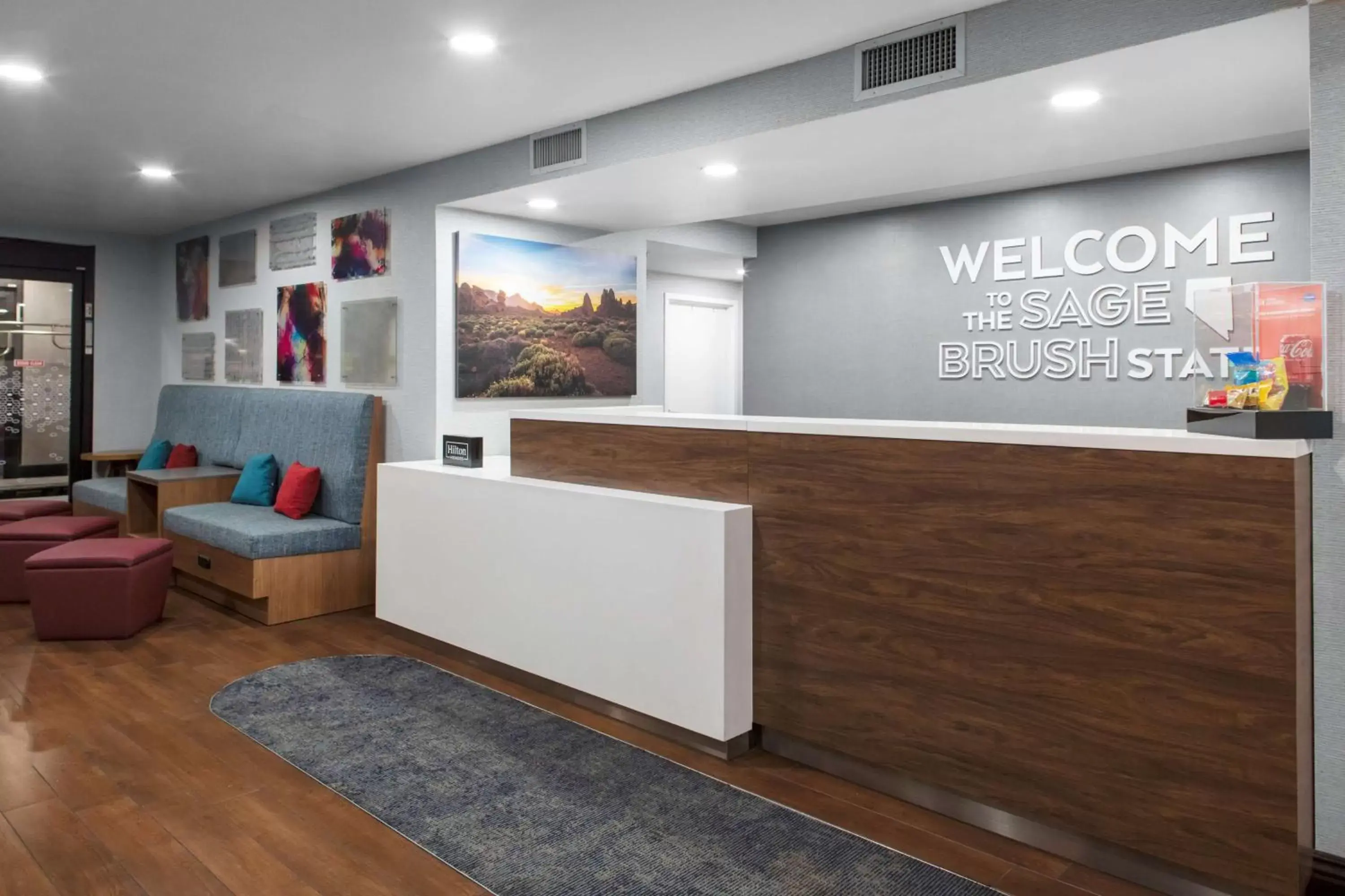 Lobby or reception in Hampton Inn Las Vegas/Summerlin Lobby or reception in Hampton Inn Las Vegas/Summerlin