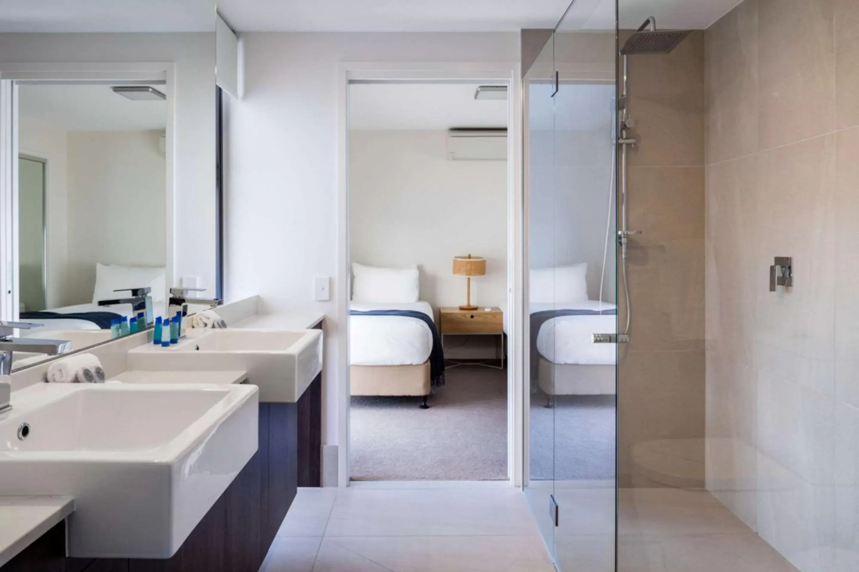 Bedroom, Bathroom in First Light Mooloolaba, Ascend Hotel Collection