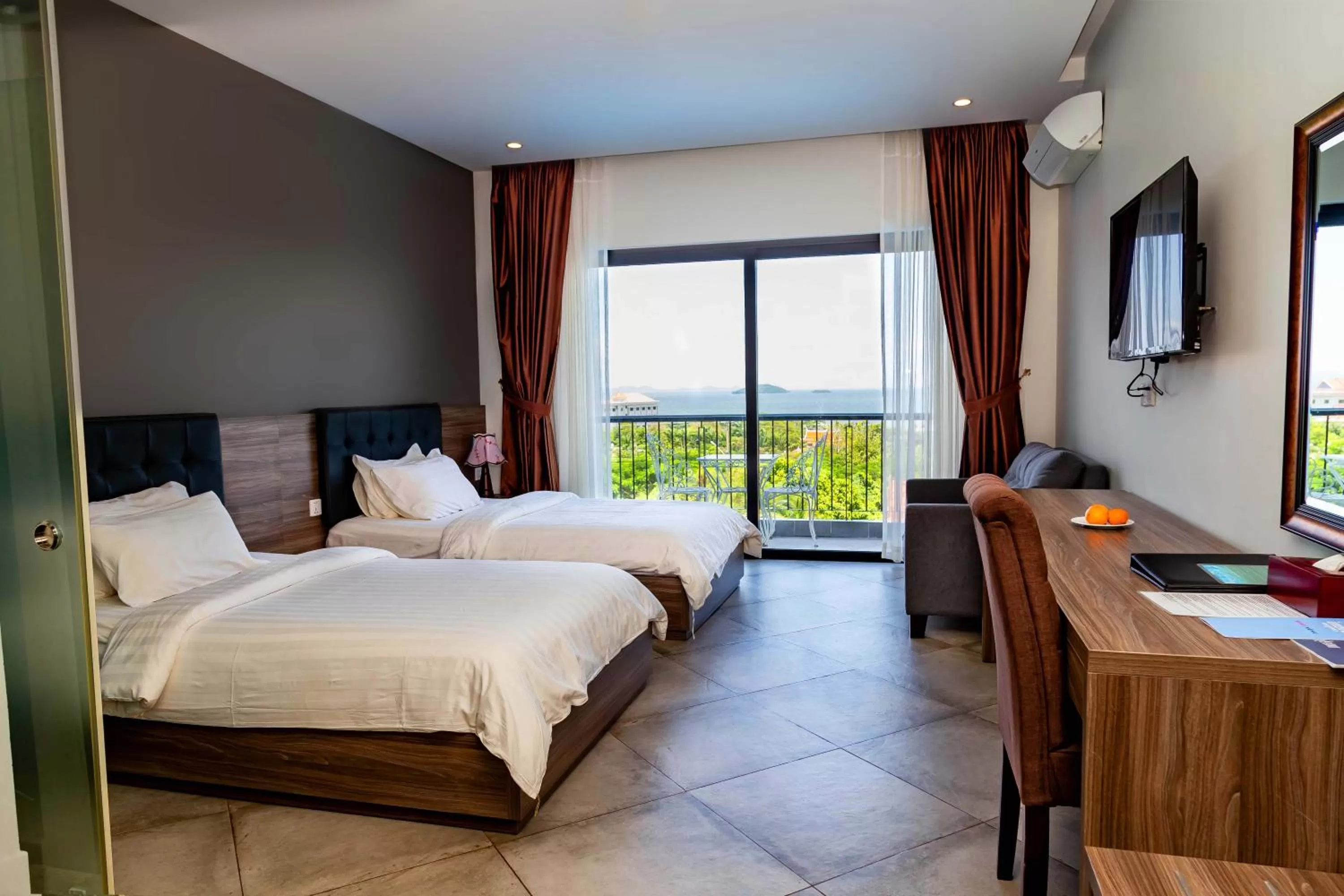 Bed in KEP BAY HOTEL & RESORT