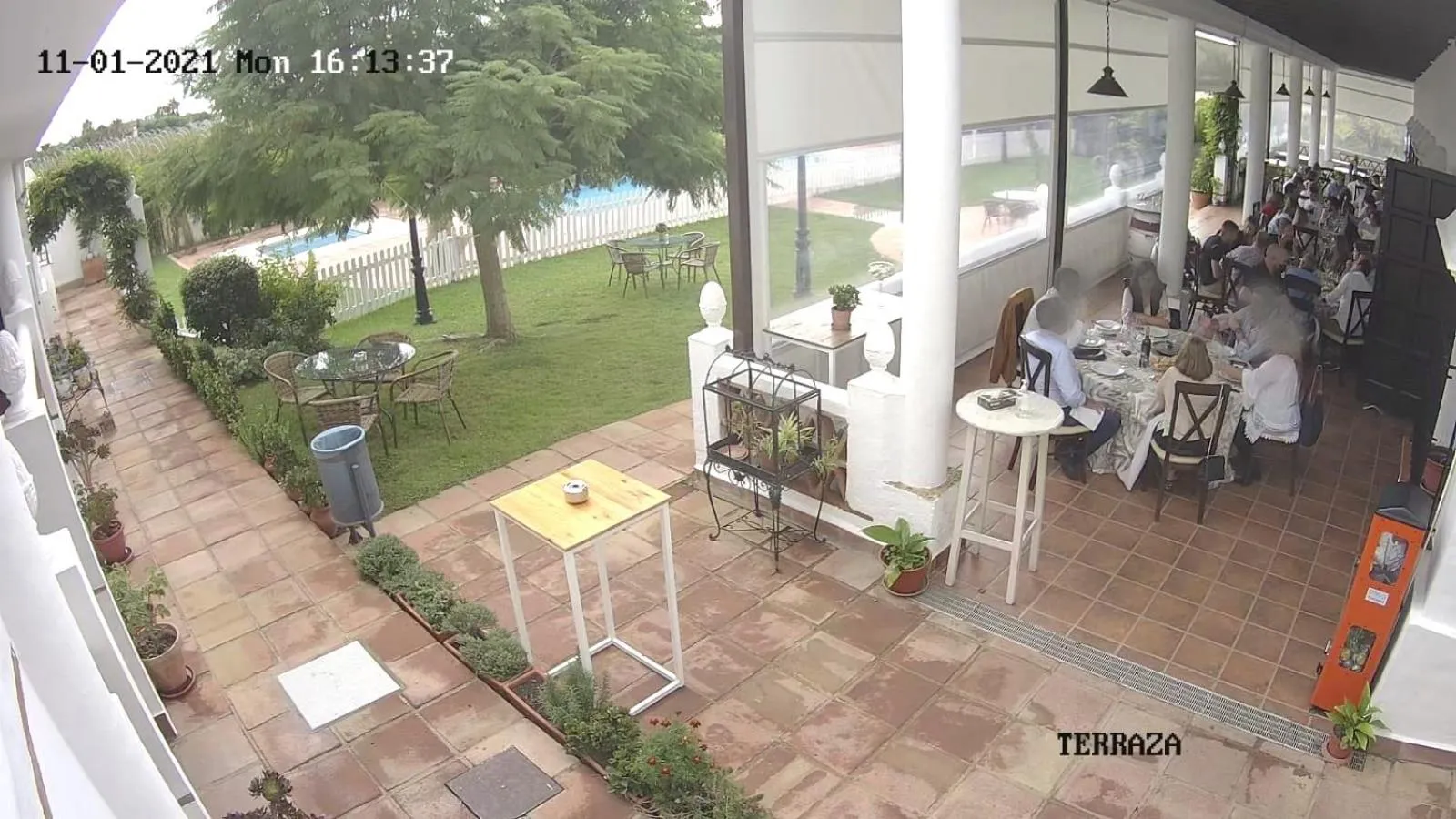 Patio in Hotel Valsequillo