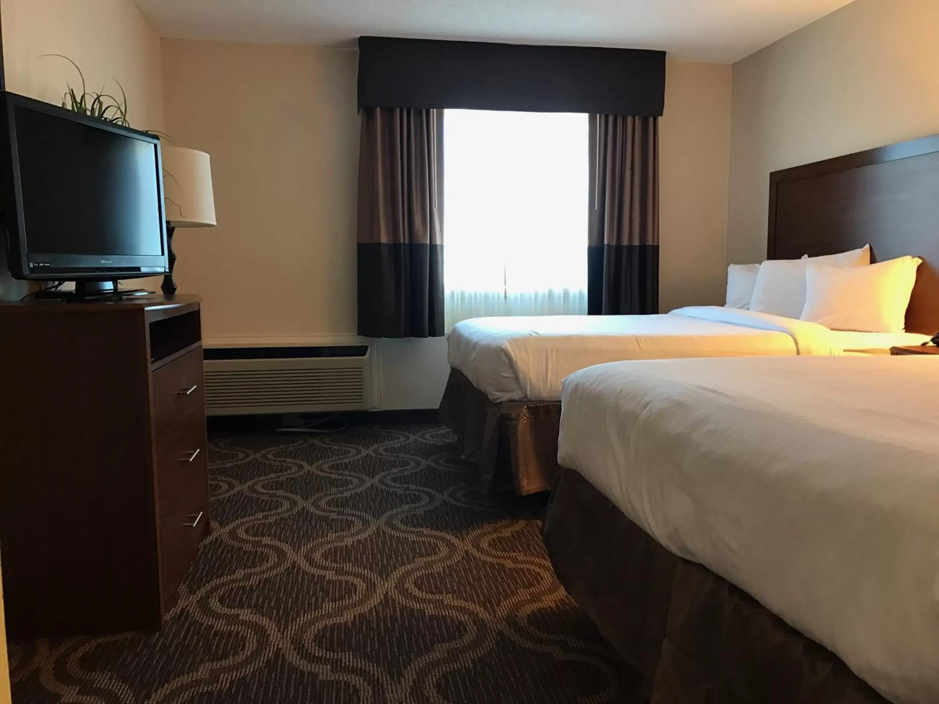 Bed, TV/Entertainment Center in Ashmore Inn and Suites Lubbock