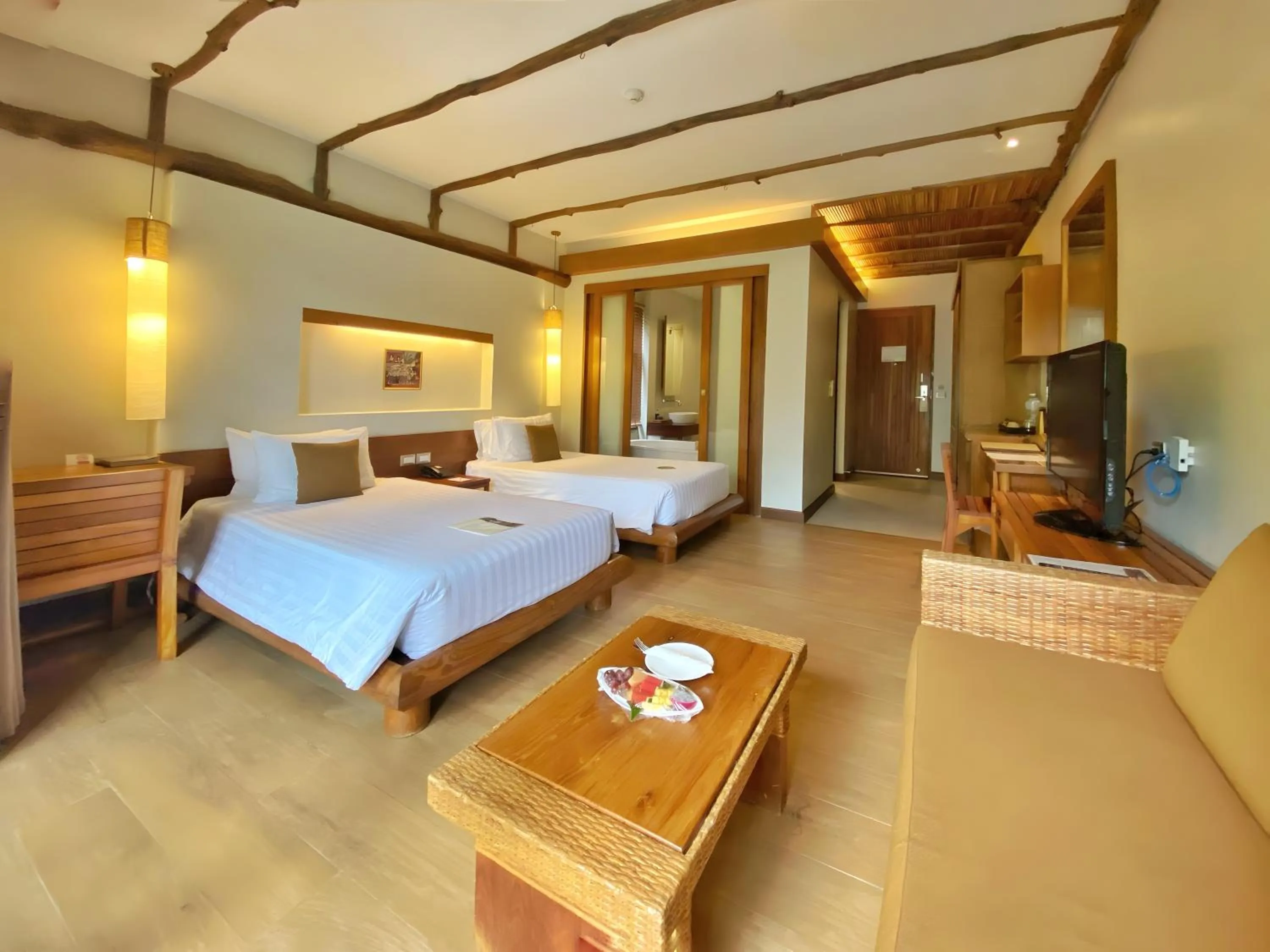 Bed in Metadee Concept Hotel